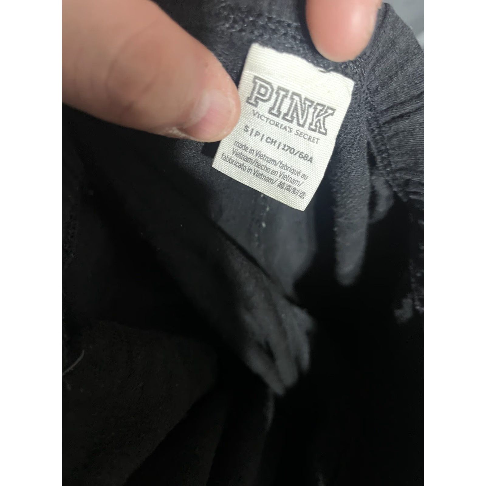 Victoria's Secret Victoria's Secret PINK Sweatpants Women S Black Jogger Drawstring Elastic Waist Logo Activewear Casual Teens Size S Womens Size 28" / US 6 / IT 42 - 5 Thumbnail