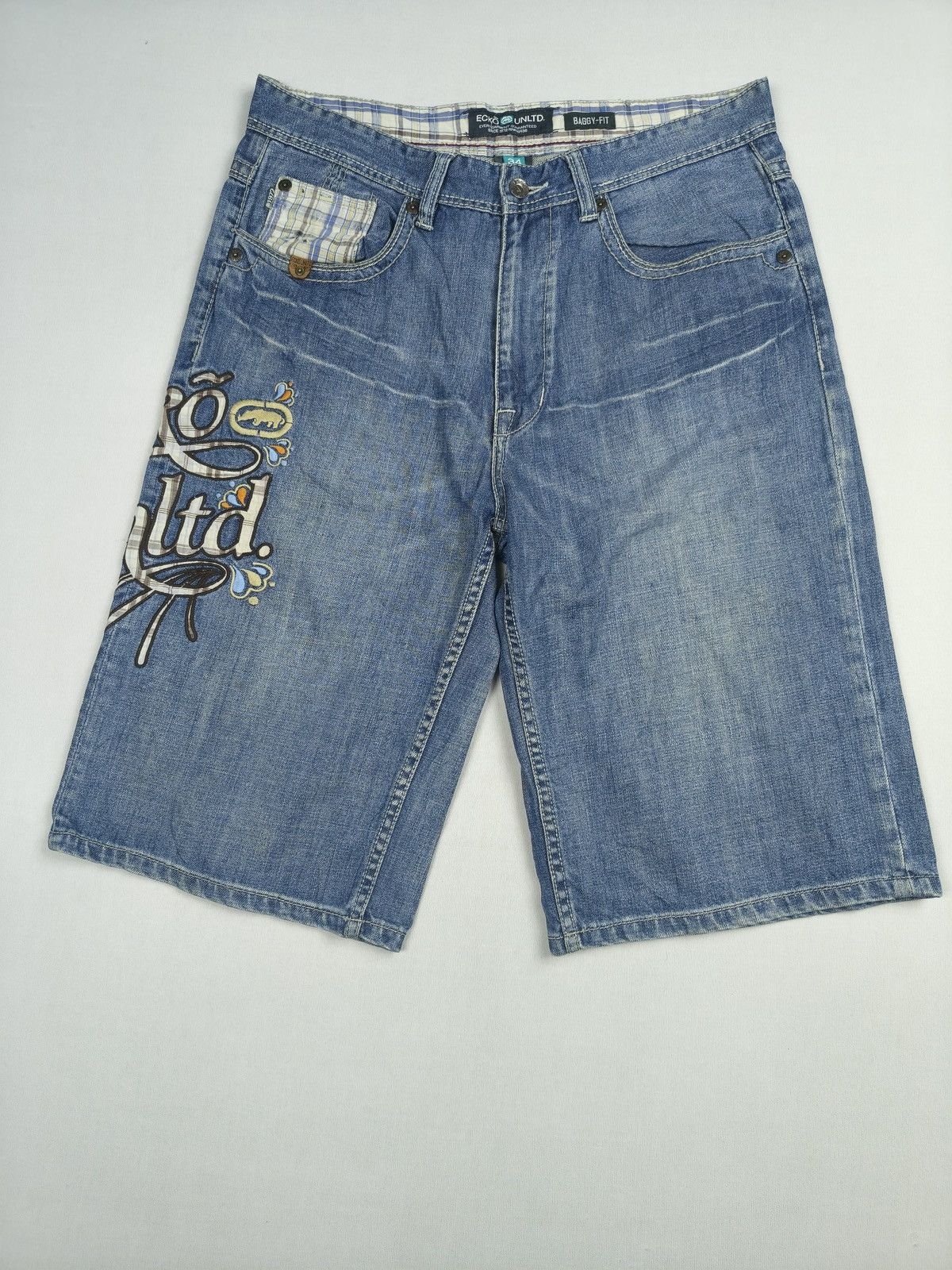 Ecko Unltd. Ecko Unltd baggy plaid pocket graphic y2k jorts (060) Size US 34 / EU 50 - 2 Thumbnail