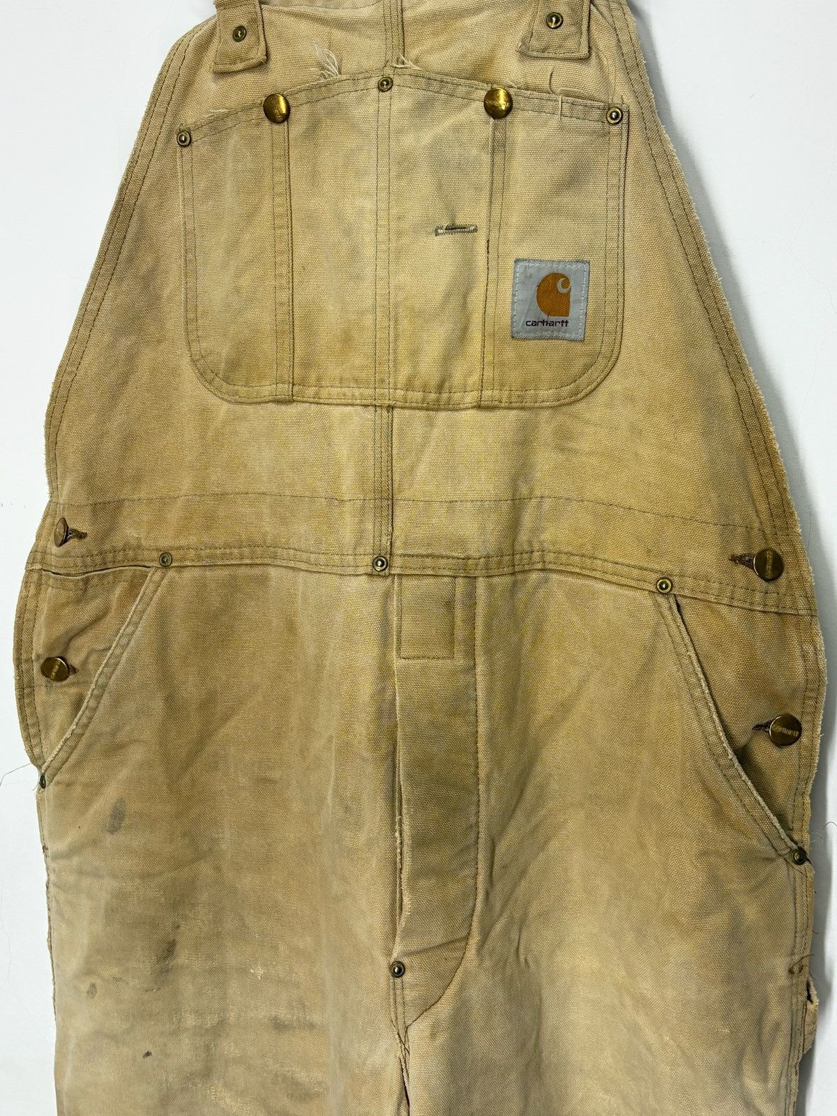 Carhartt Carhartt vintage overall canvas trashed faded mens rare Size US 32 / EU 48 - 5 Thumbnail