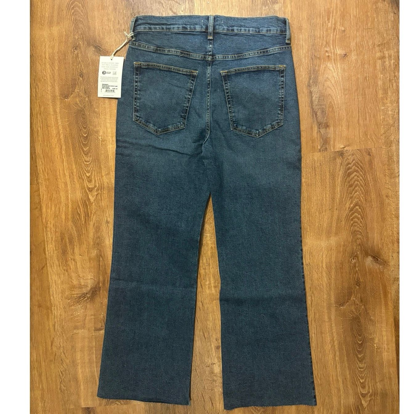 ETICA NWT Etica Anya High Waist Crop Flare Jeans Northport Size 29 Size 29" - 7 Thumbnail
