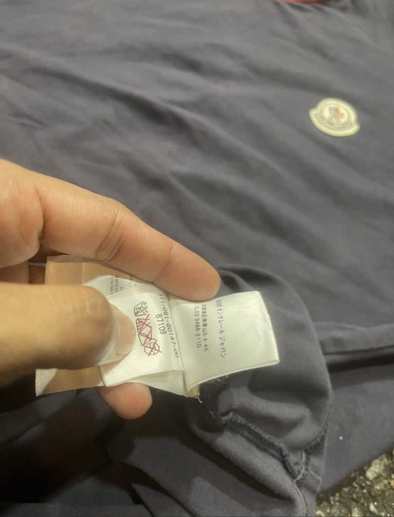 Moncler moncler tee Size US L / EU 52-54 / 3 - 6 Thumbnail