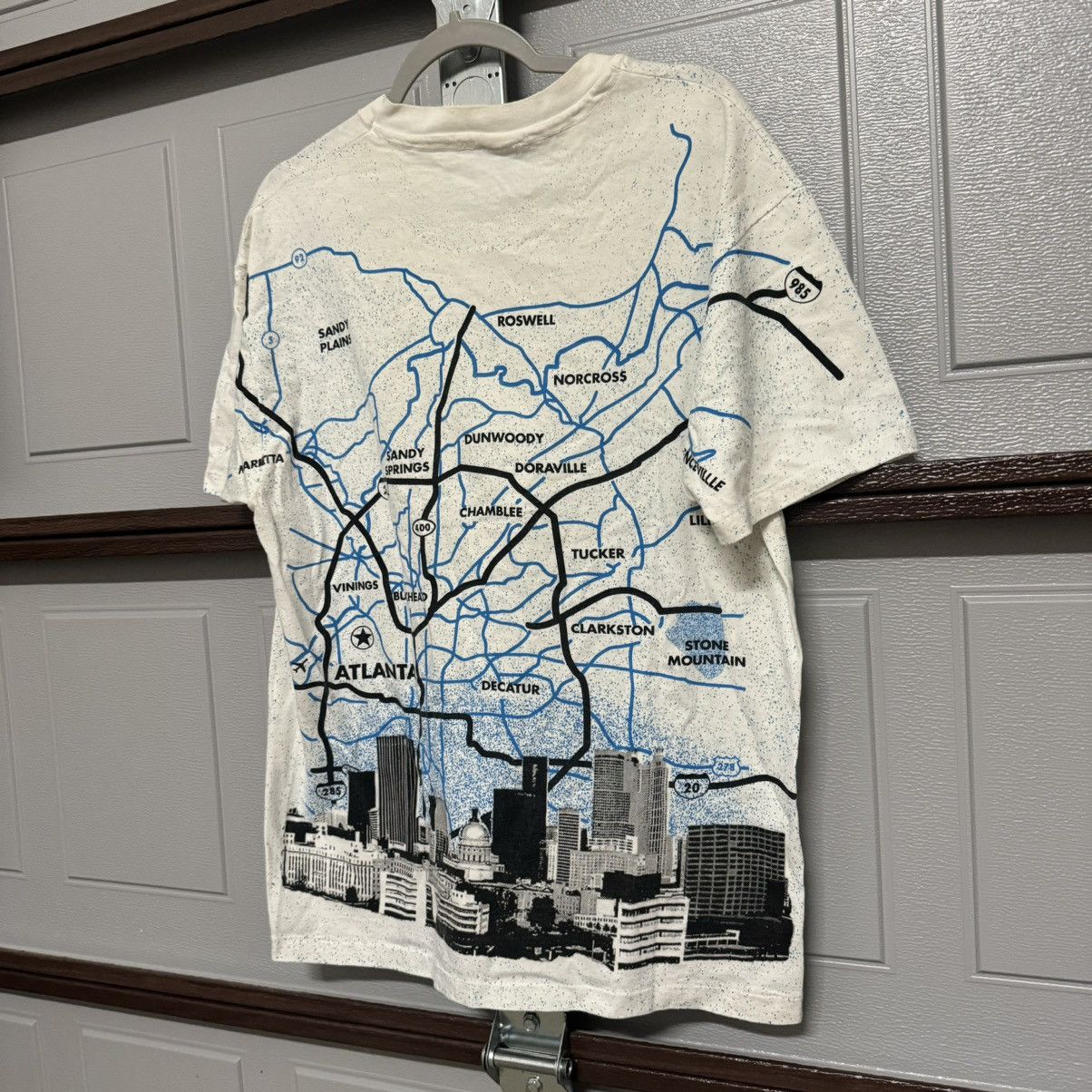 Hanes × USA Olympics × Vintage vintage 90s 1996 Atl Atlanta Olympics city skyline AOP Size US L / EU 52-54 / 3 - 2 Thumbnail
