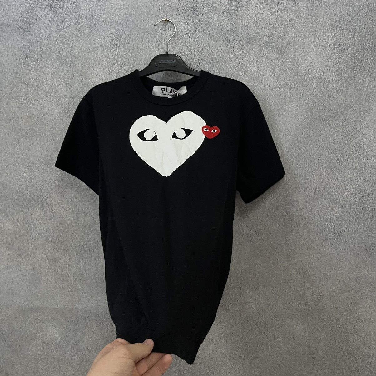 Comme des Garcons PLAY Comme des Garçons PLAY T-shirt Big Double Heart Logo Size US S / EU 44-46 / 1 - 7 Thumbnail