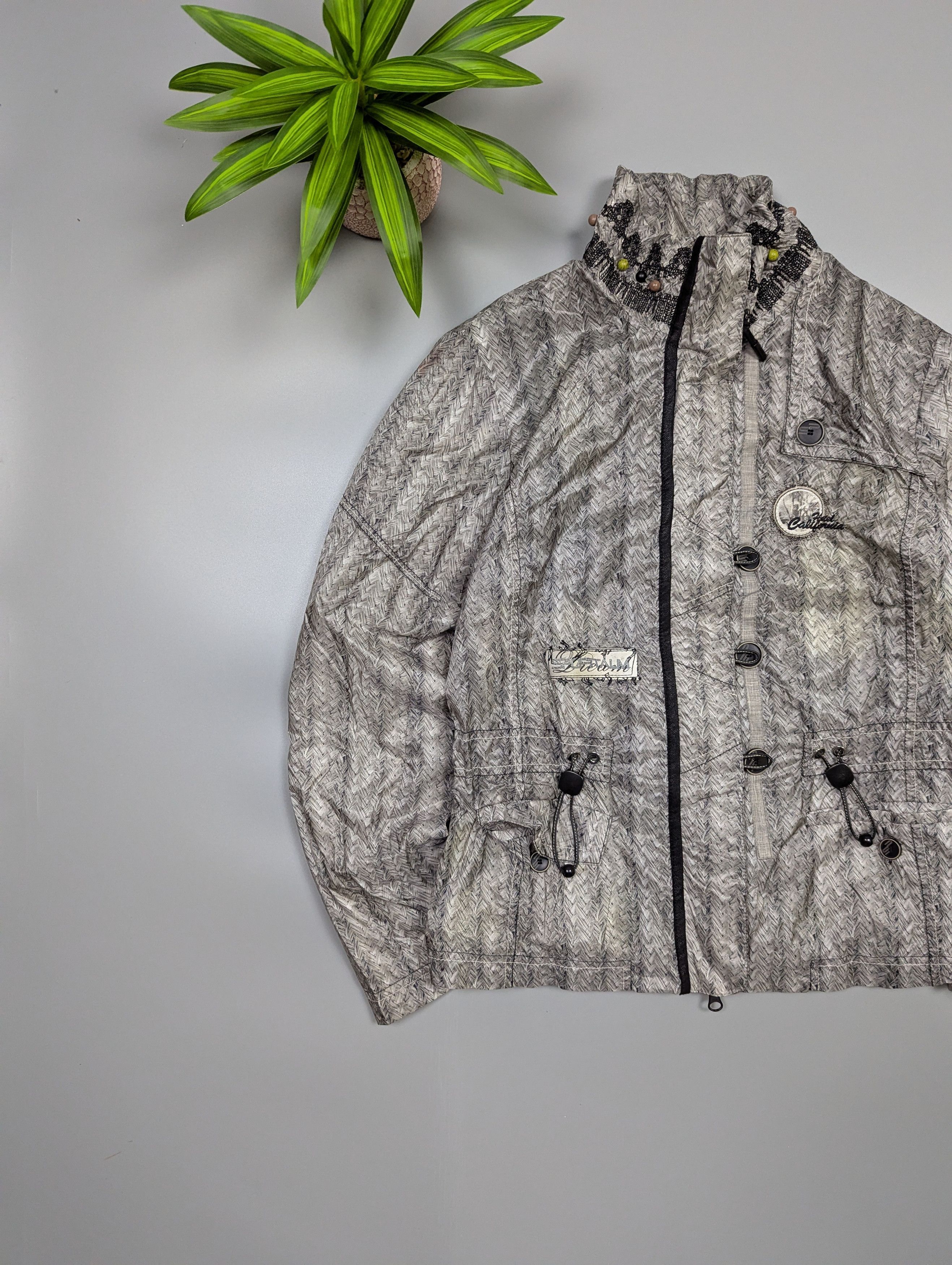 Sportalm Kitzbuhel Sportalm 90s Women’s Light Windbreaker Jacket Art Print Y2K Size M / US 6-8 / IT 42-44 - 3 Thumbnail