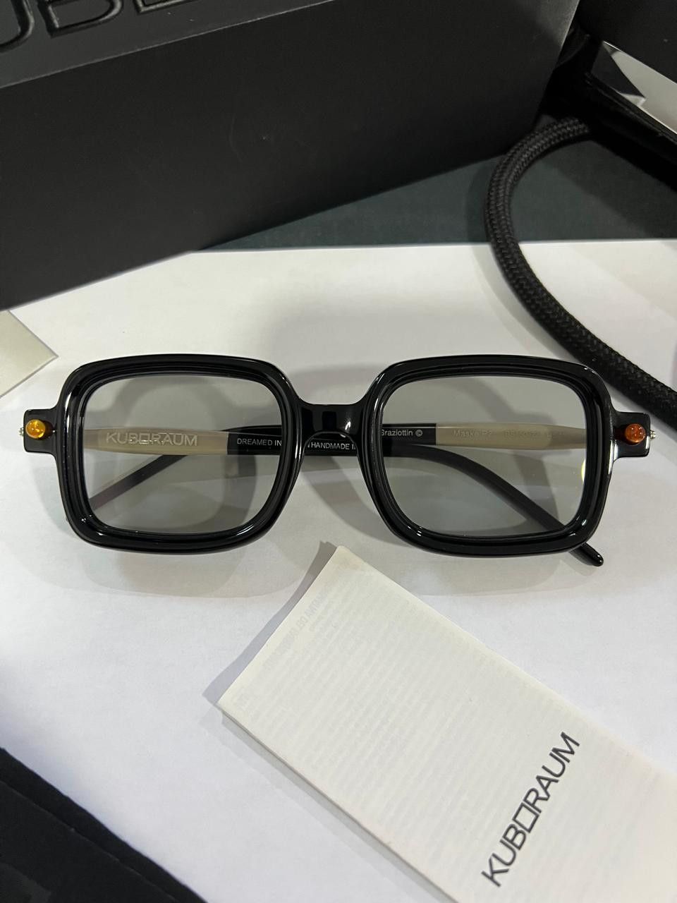 Kuboraum Mask (P2) (Black Shine) BS - Sunglasses