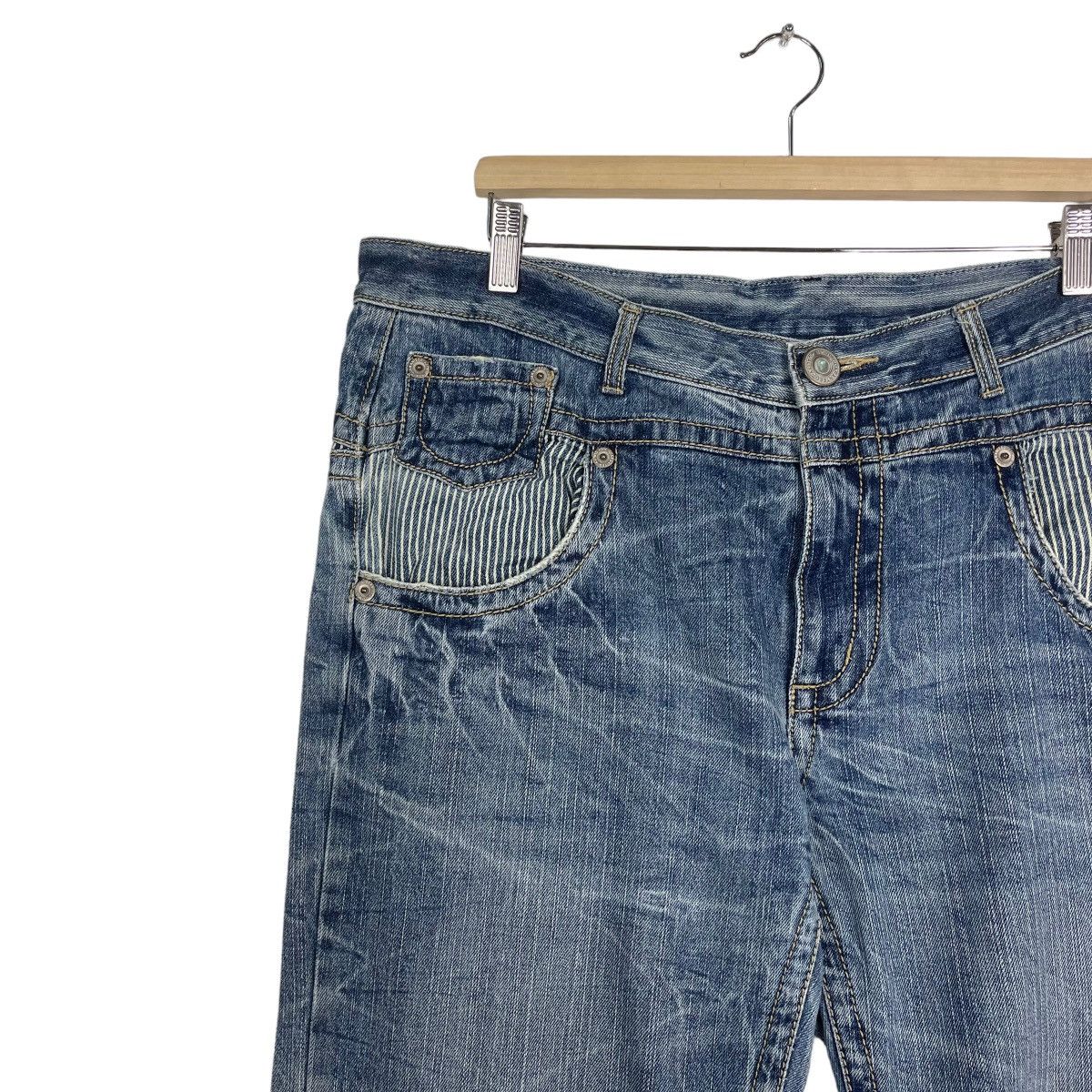 Hysteric Glamour JAPANASE BRAND FLARE DENIM INSPIRED TORNADO MART Size US 40 / EU 56 - 6 Thumbnail