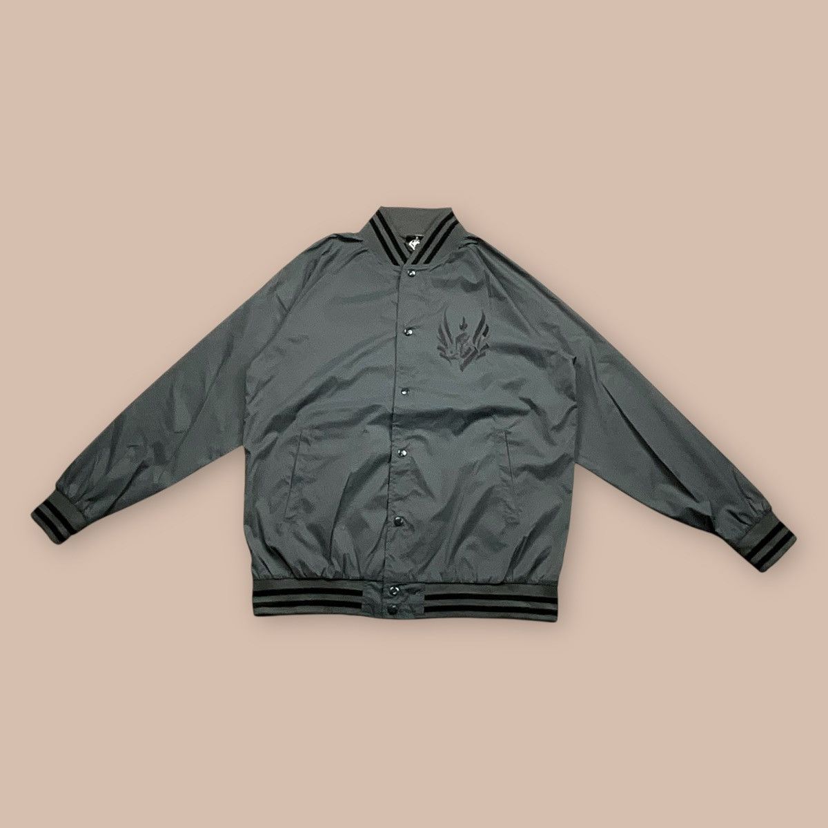 Japanese Brand BLACK DALLAS "RISE" Nylon Jacket Artwork by USUGROW Size US XL / EU 56 / 4 - 4 Thumbnail