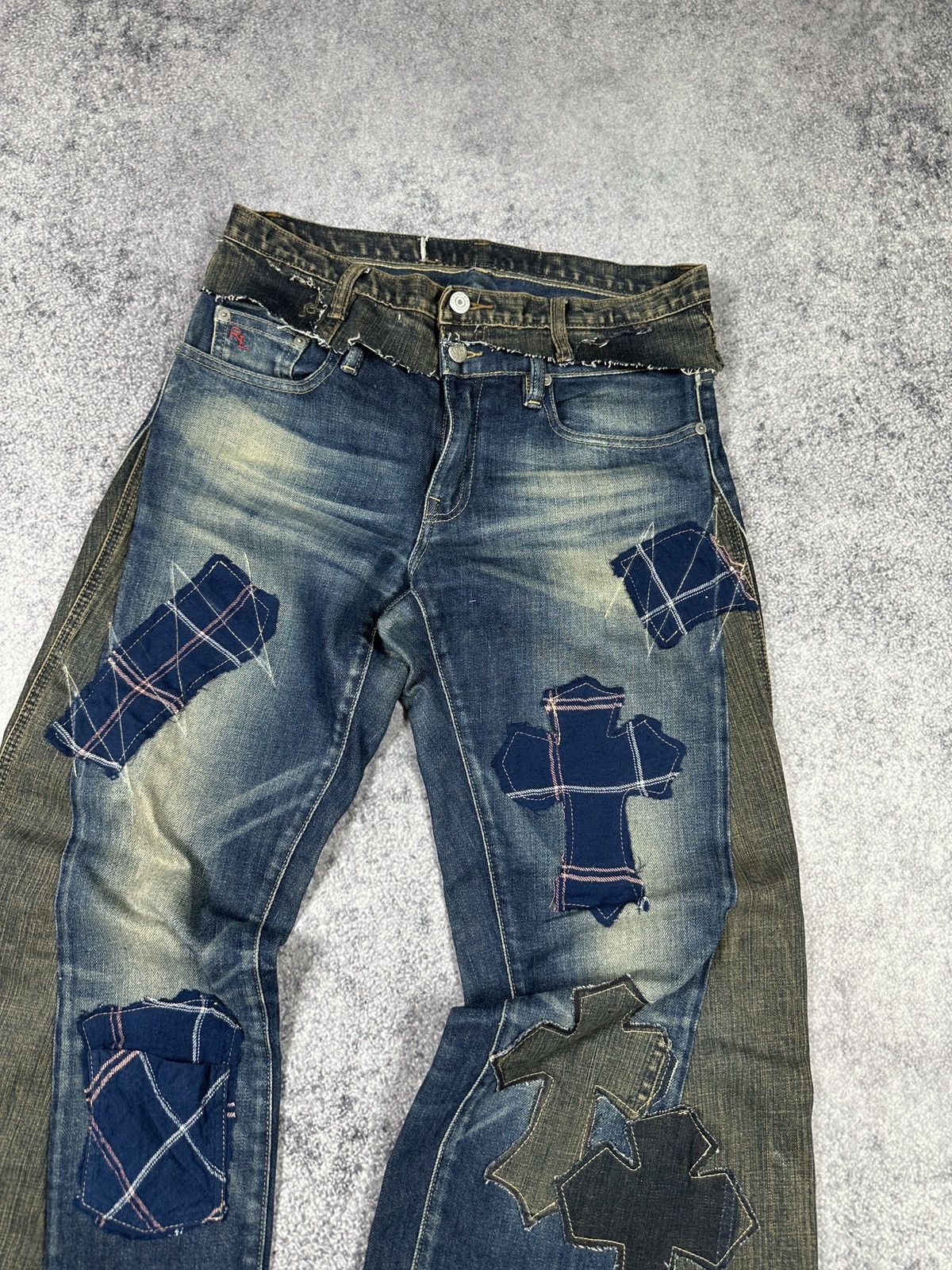 Polo Ralph Lauren Y2K Super Baggy Polo Ralph Lauren Jeans Pants Opium Alt S Size US 30 / EU 46 - 3 Thumbnail