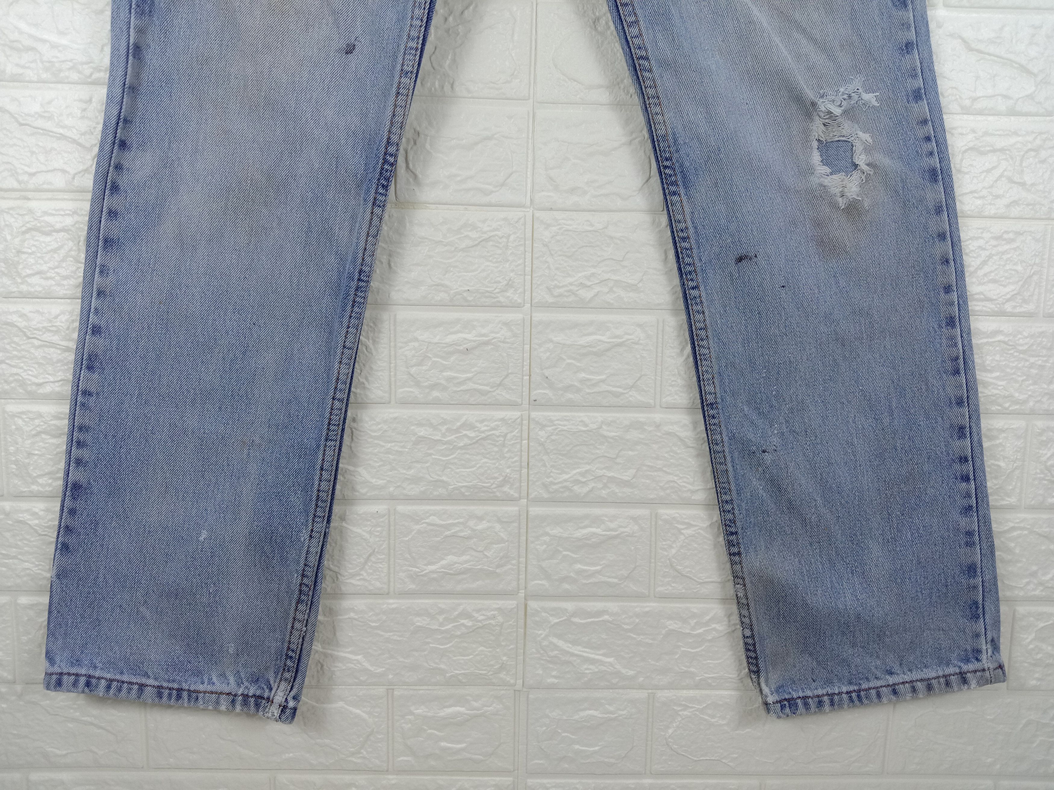 Levi's Vintage Levi's 505 Jeans Regular Fit Dirty Wash Denim Size 30" / US 8 / IT 44 - 4 Thumbnail