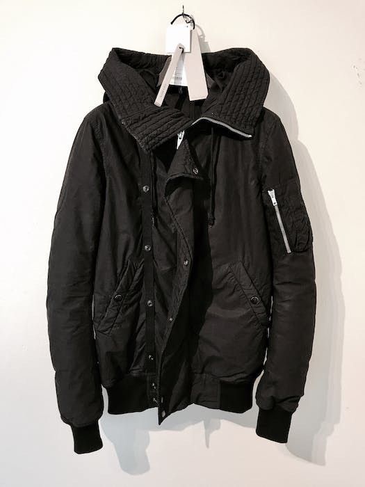 Rick Owens Fw10 Gleam Waxed Exploder N3B Down Bomber Jacket | Grailed