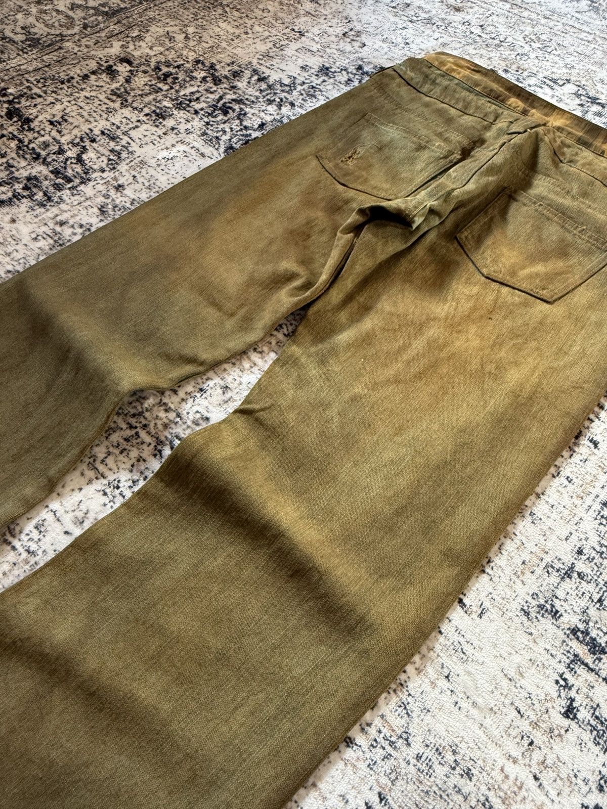 If Six Was Nine Daily Topics Mud Wash Double Waist Pierced Studded Jeans Size US 30 / EU 46 - 19 Thumbnail