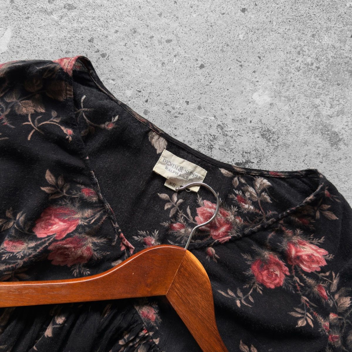 Denim & Supply Ralph Lauren Denim&Supply Ralph Lauren Vintage Floral Rose Print Blouse Size XS / US 0-2 / IT 36-38 - 3 Thumbnail