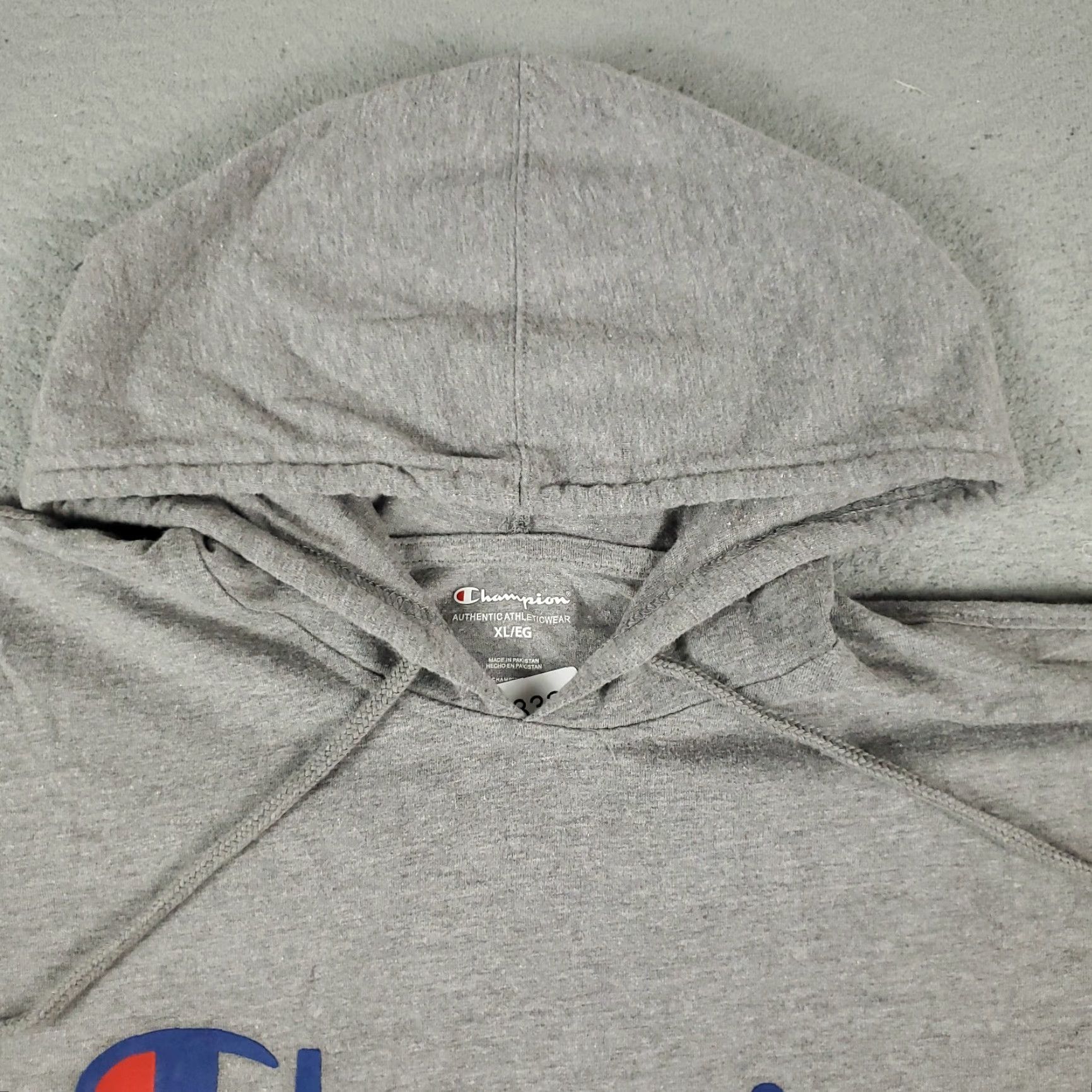 Champion Champion Hoodie Mens XL Gray Long Sleeve Casual Pullover Outdoor Modern Size US XL / EU 56 / 4 - 3 Thumbnail