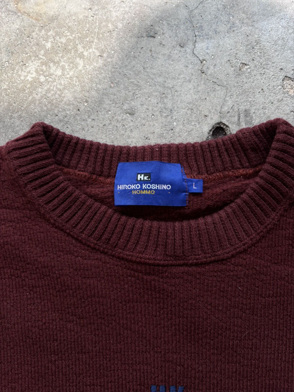 Hiroko Koshino Homme Vintage Hiroko Koshino Homme Winter Knitwear Size US L / EU 52-54 / 3 - 3 Thumbnail