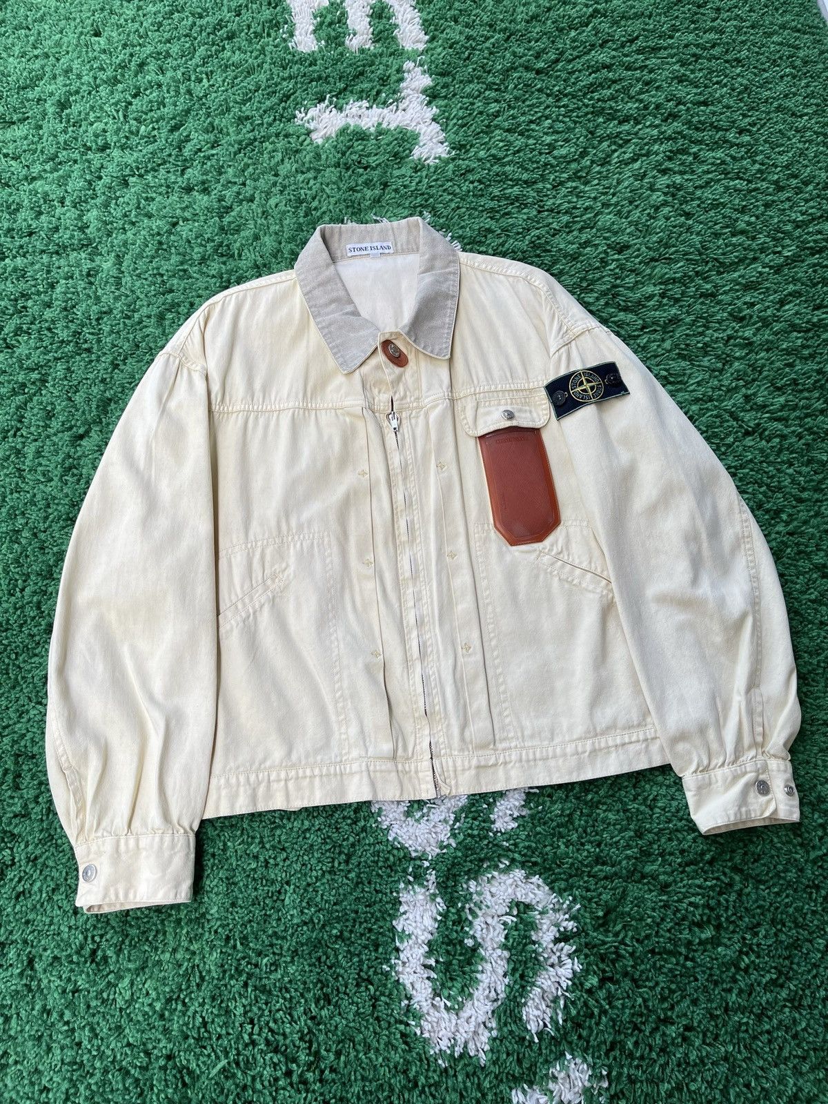 C.P. Company × Massimo Osti × Stone Island Stone Island 1988 vulcanized rubber pocket Hunting jacket Size US M / EU 48-50 / 2 - 4 Thumbnail