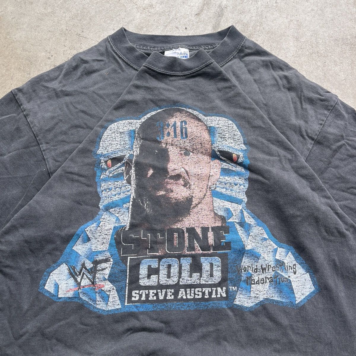 Gildan Vintage 90’s Stone Cold Steve Austin 3:16 WWF Graphic Tee Size US L / EU 52-54 / 3 - 2 Thumbnail
