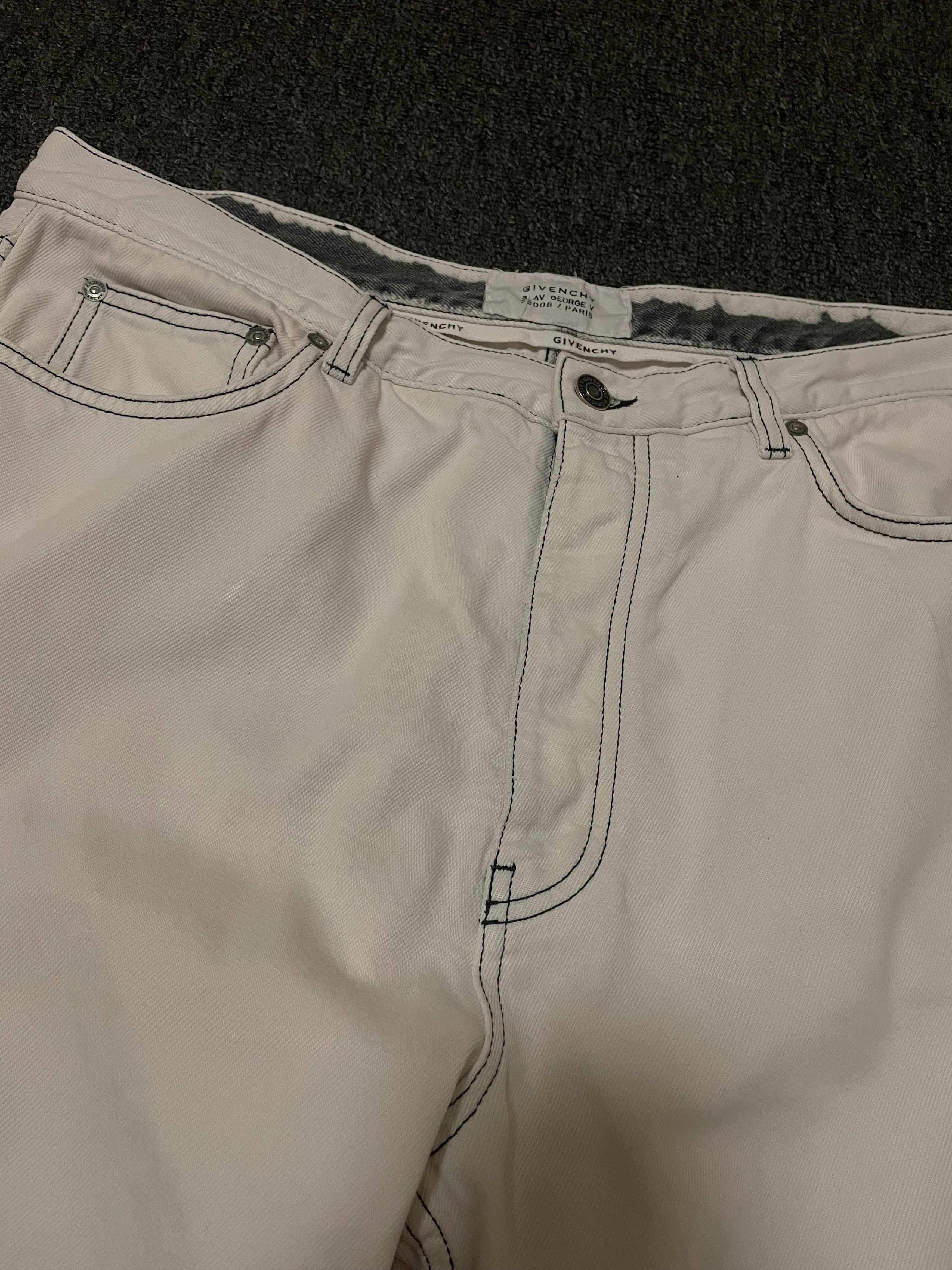 Givenchy Givenchy white tie-dye jeans oversize size 34 Size US 33 - 3 Thumbnail