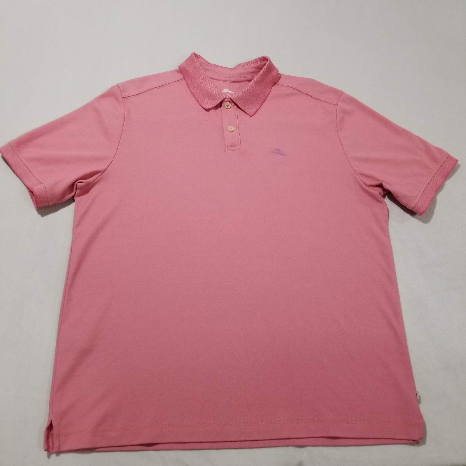 Tommy Bahama Tommy Bahama Polo Mens Large Golf Shirt Short Sleeve Pink Size US L / EU 52-54 / 3 - 11 Thumbnail