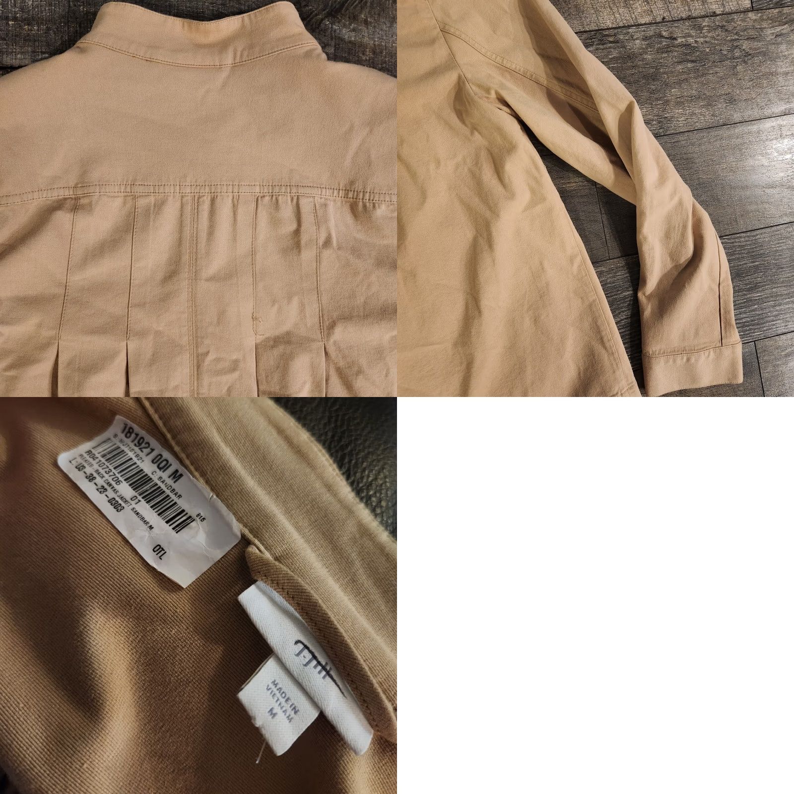 J. Jill J. Jill Jacket Womens Medium Tan Button Up Casual Mid Weight Jacket Coat Fall Size M / US 6-8 / IT 42-44 - 8 Thumbnail