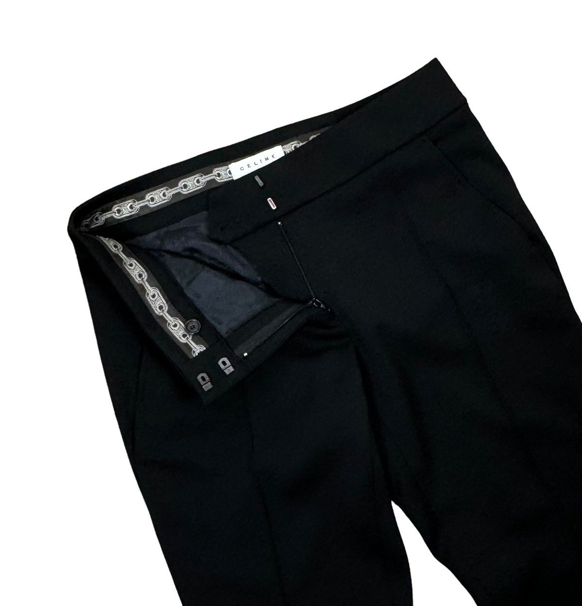 Celine Celine Paris Wool-Nylon Dress Pants size 40 Size 27" / US 4 / IT 40 - 8 Thumbnail