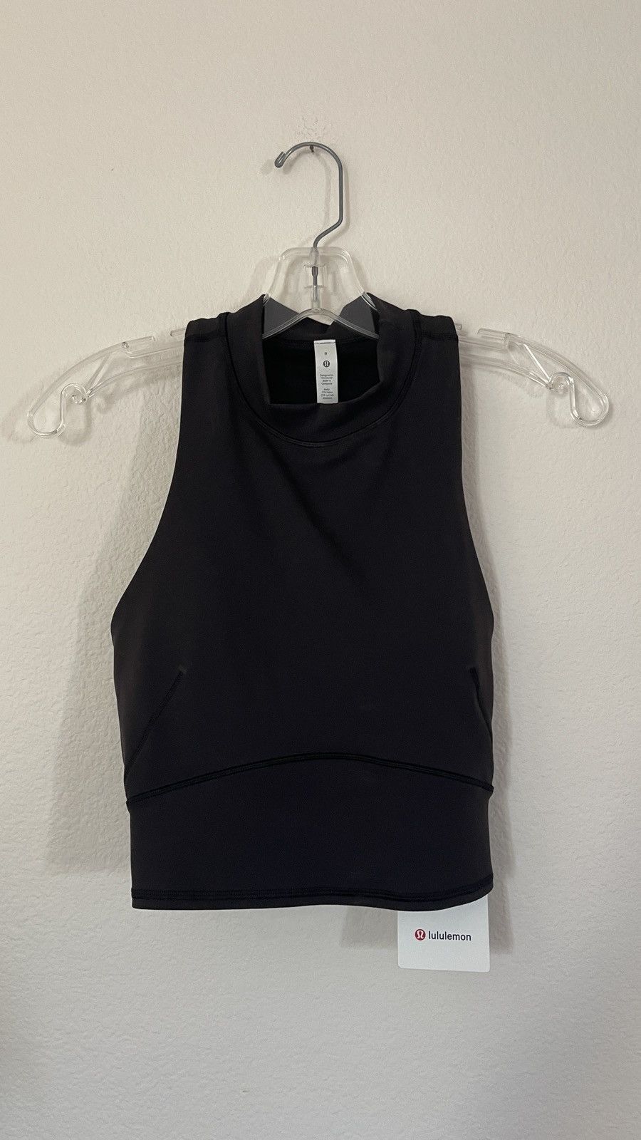 Lululemon Lululemon Evelux and Mesh crop tank 8 new with tag in black Size M / US 6-8 / IT 42-44 - 5 Thumbnail