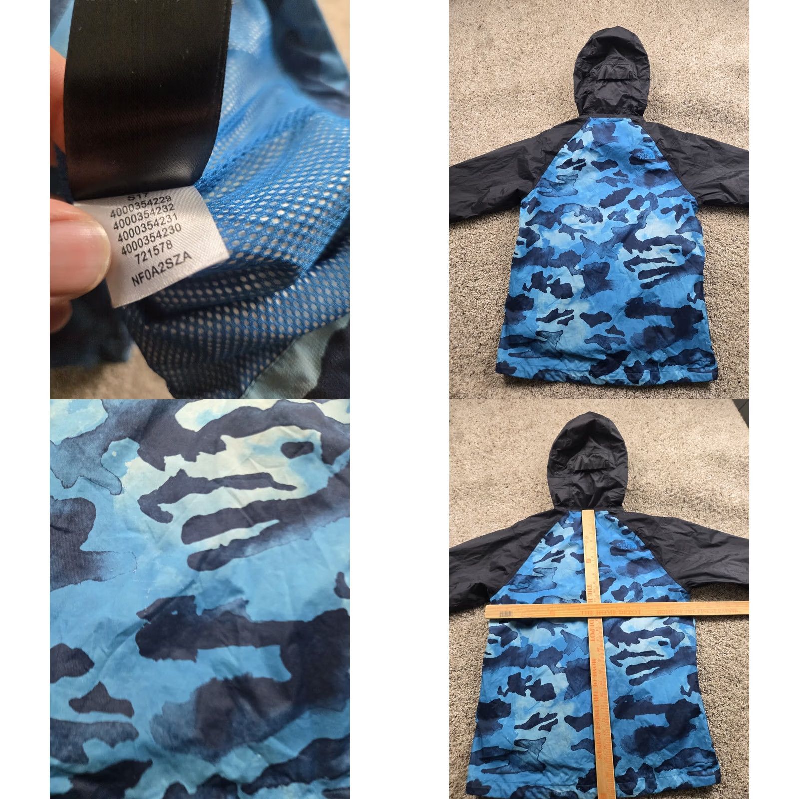 The North Face The North Face DryVent Jacket Mens Small Black Hooded Shell Full Zip Pockets Size US L / EU 52-54 / 3 - 8 Thumbnail