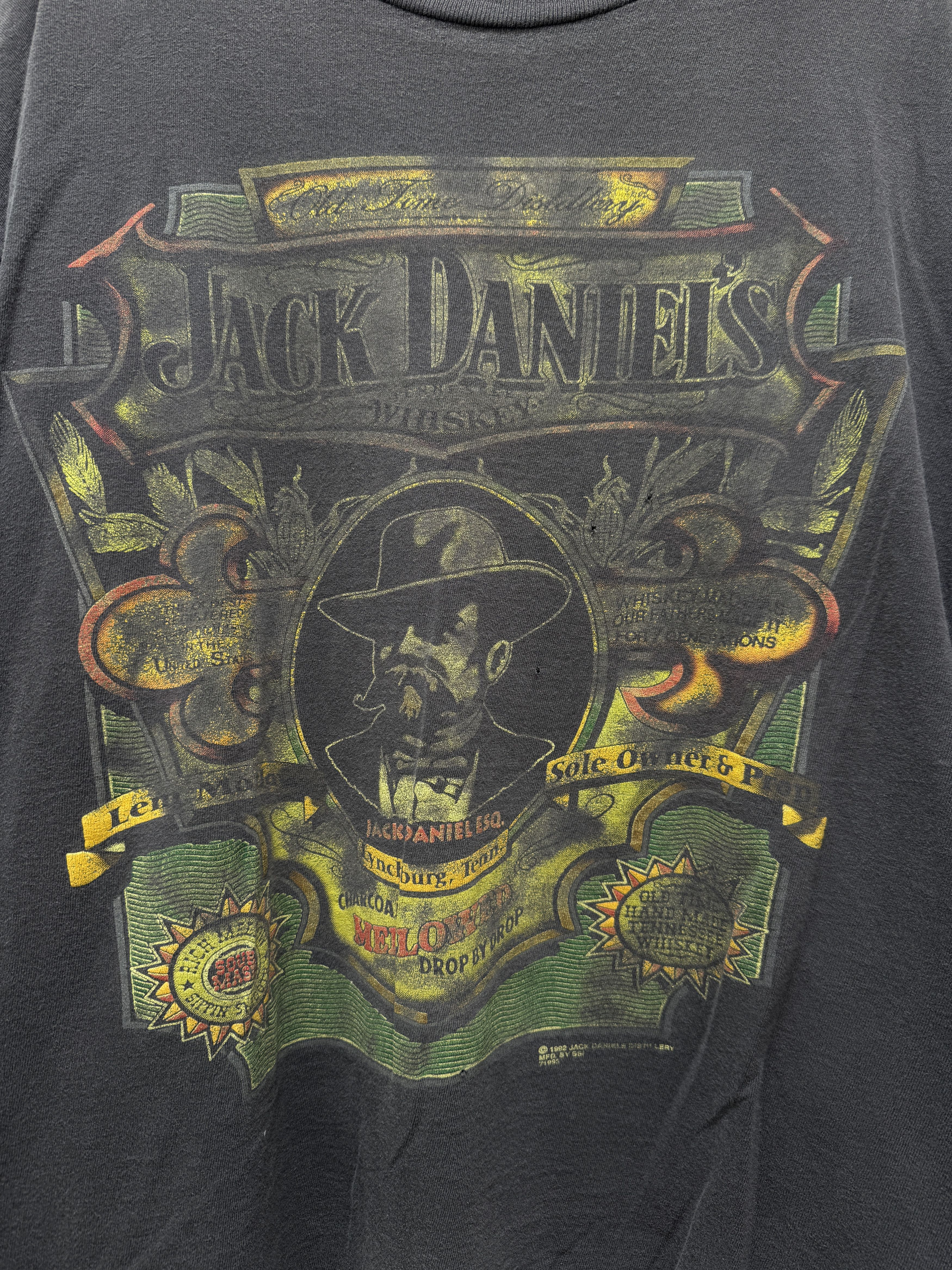 Vintage Jack Daniels Vintage T-Shirt Size US XL / EU 56 / 4 - 6 Thumbnail