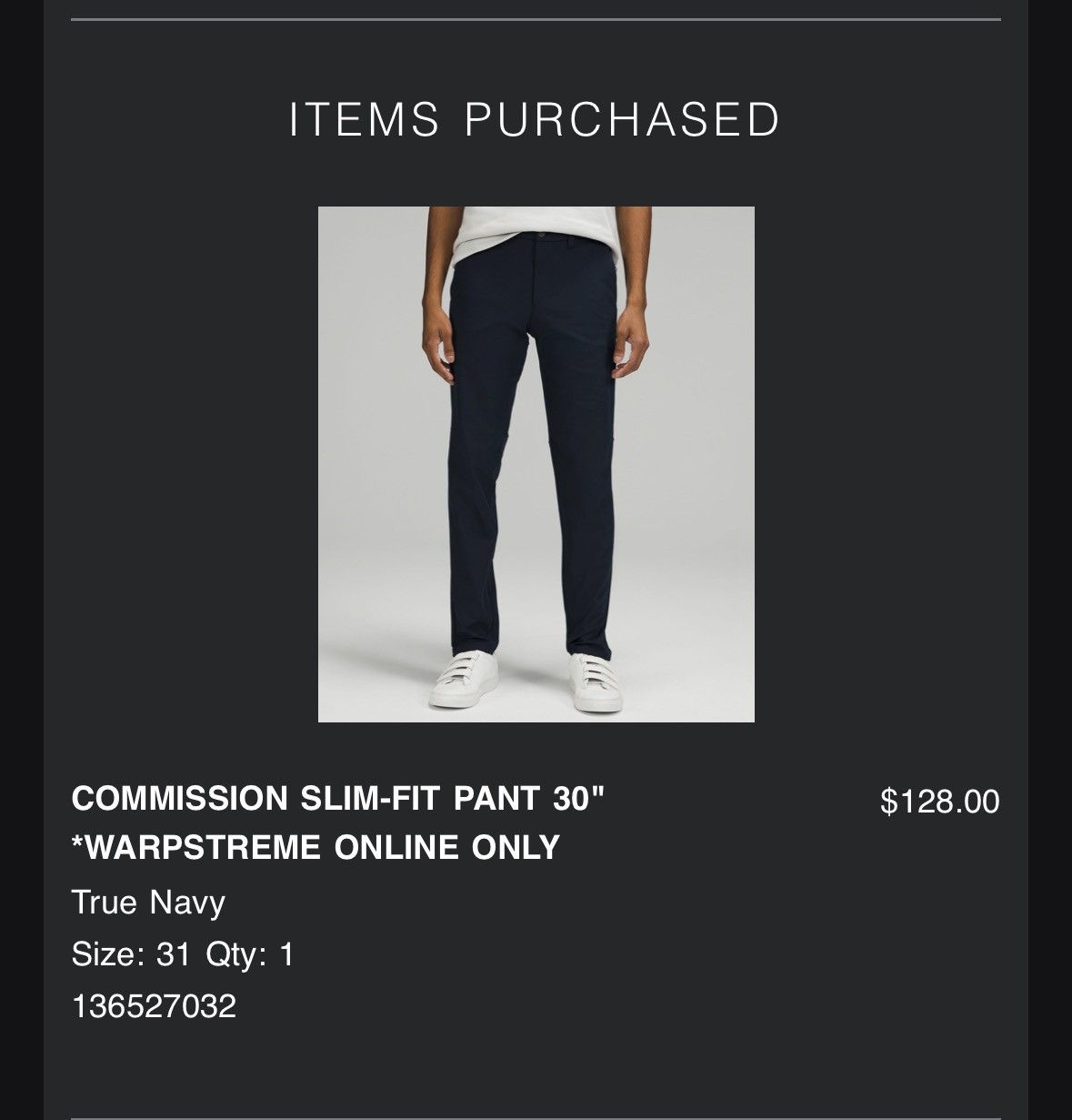 Lululemon Lululemon Warpstreme Size US 31 - 4 Thumbnail