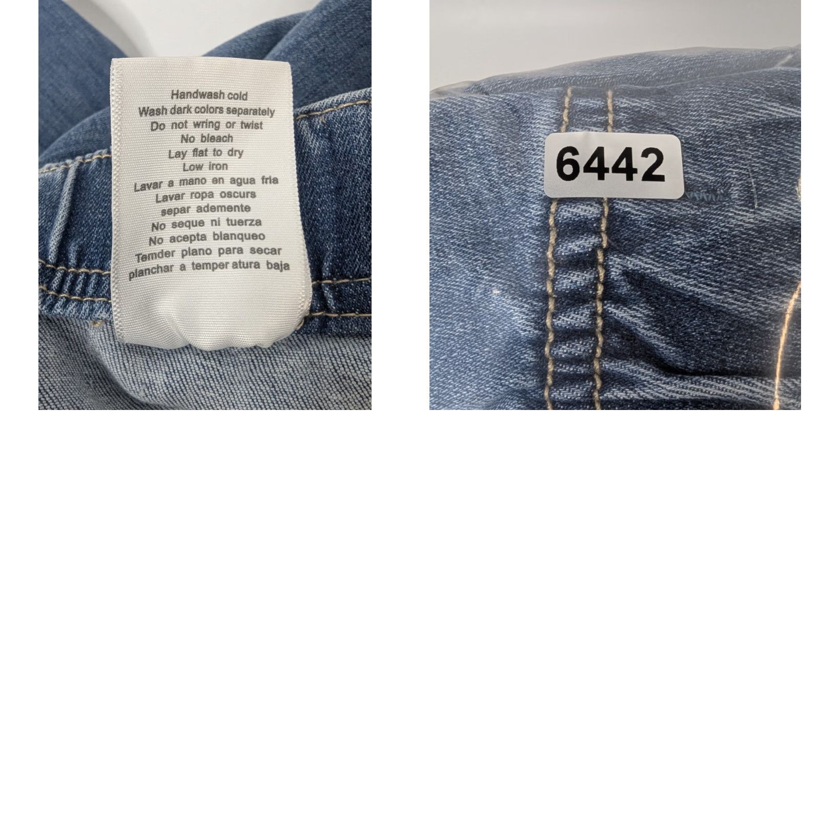 Vintage Judy Blue Pants 22W Blue Clearwater Denim Joggers Elastic Drawstring High Rise Size 40" / US 18 - 9 Thumbnail