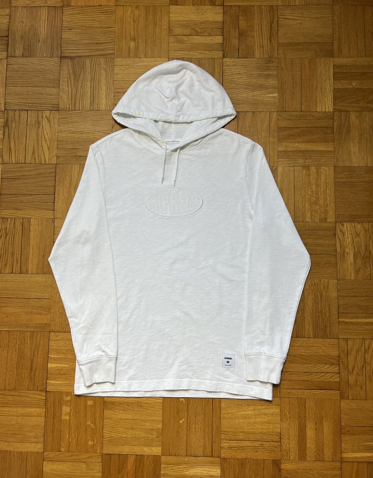 Supreme Hoodie Supreme SS17 big logo white label Size US M / EU 48-50 / 2 - 1 Thumbnail