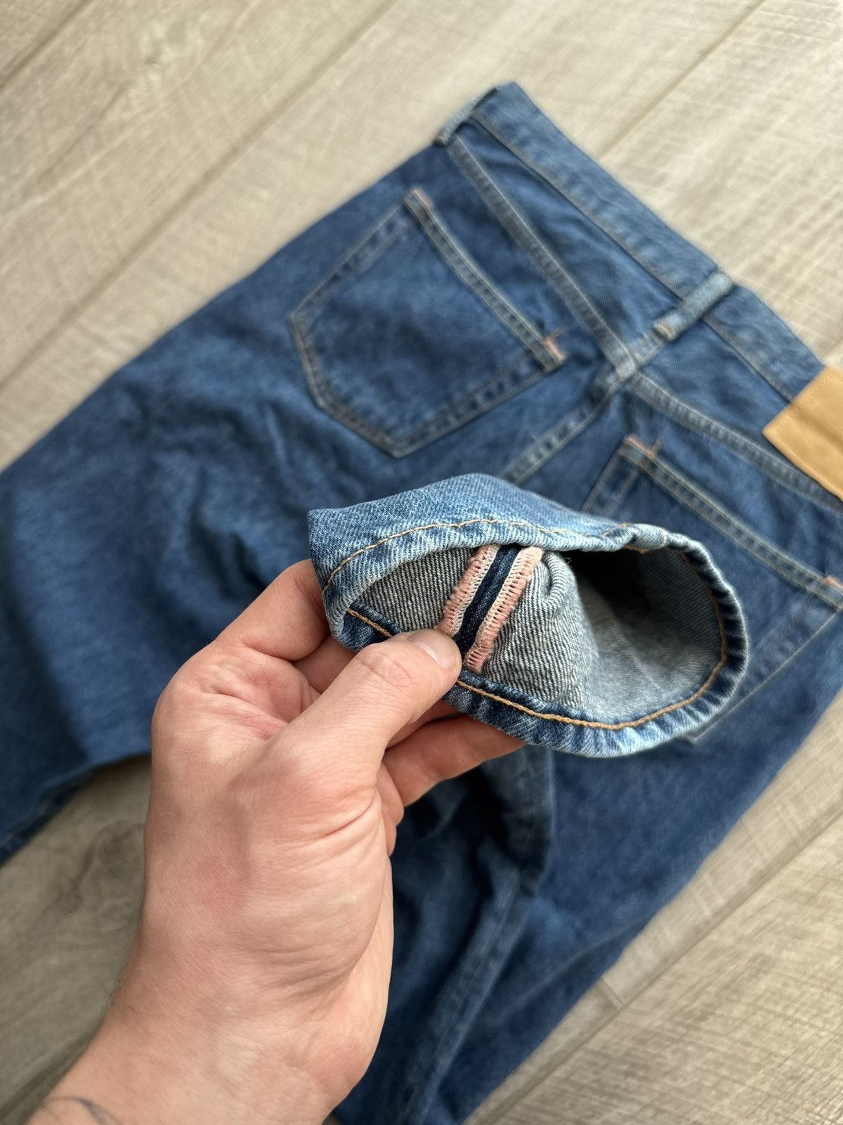 Acne Studios Acne Studios 1998 Dark Blue Trash B00021 29W 32L Size US 29 - 19 Thumbnail