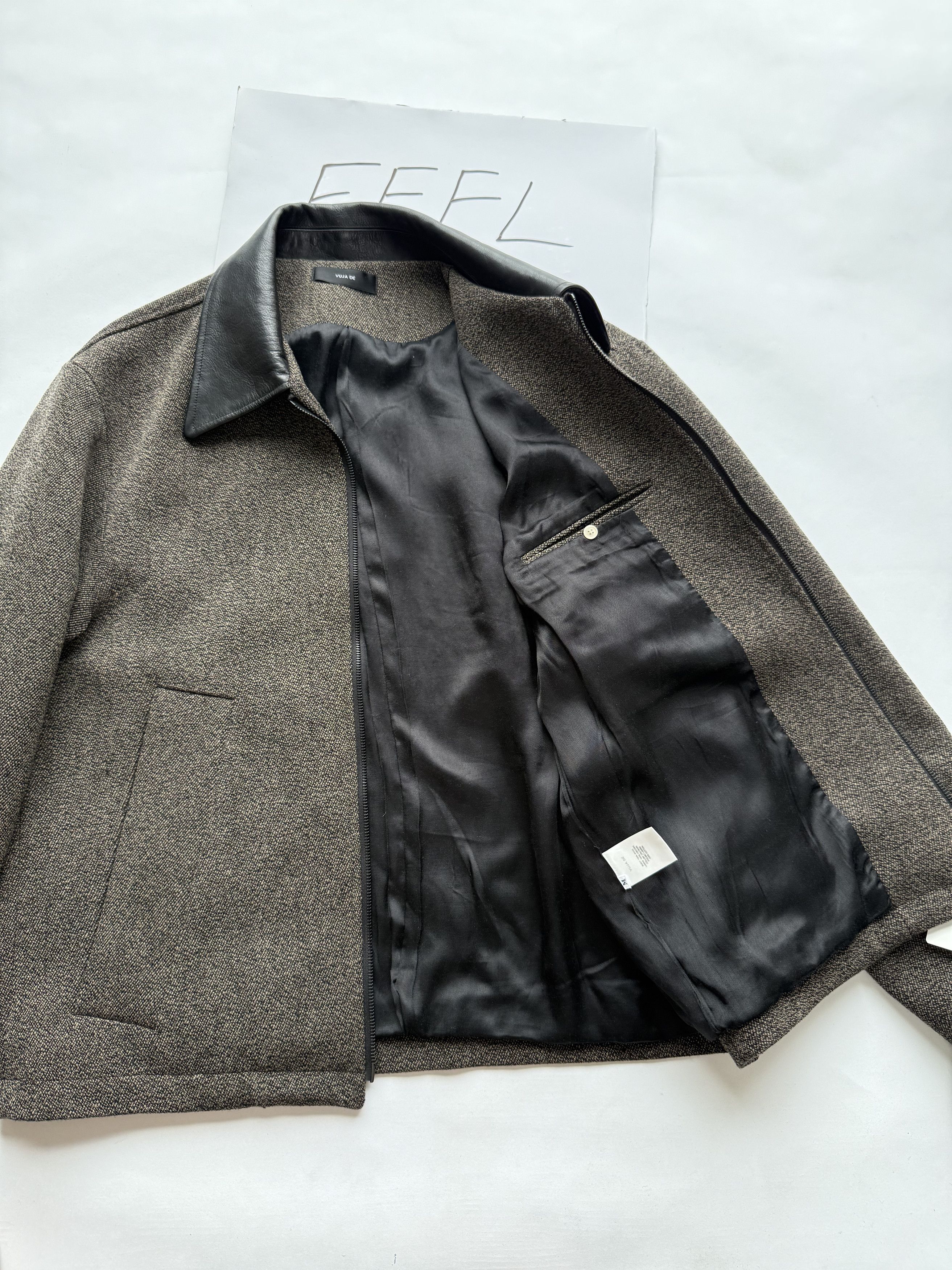 Vuja De Vujade Dust Brown Relaxed Shirt Jacket Size US M / EU 48-50 / 2 - 6 Thumbnail