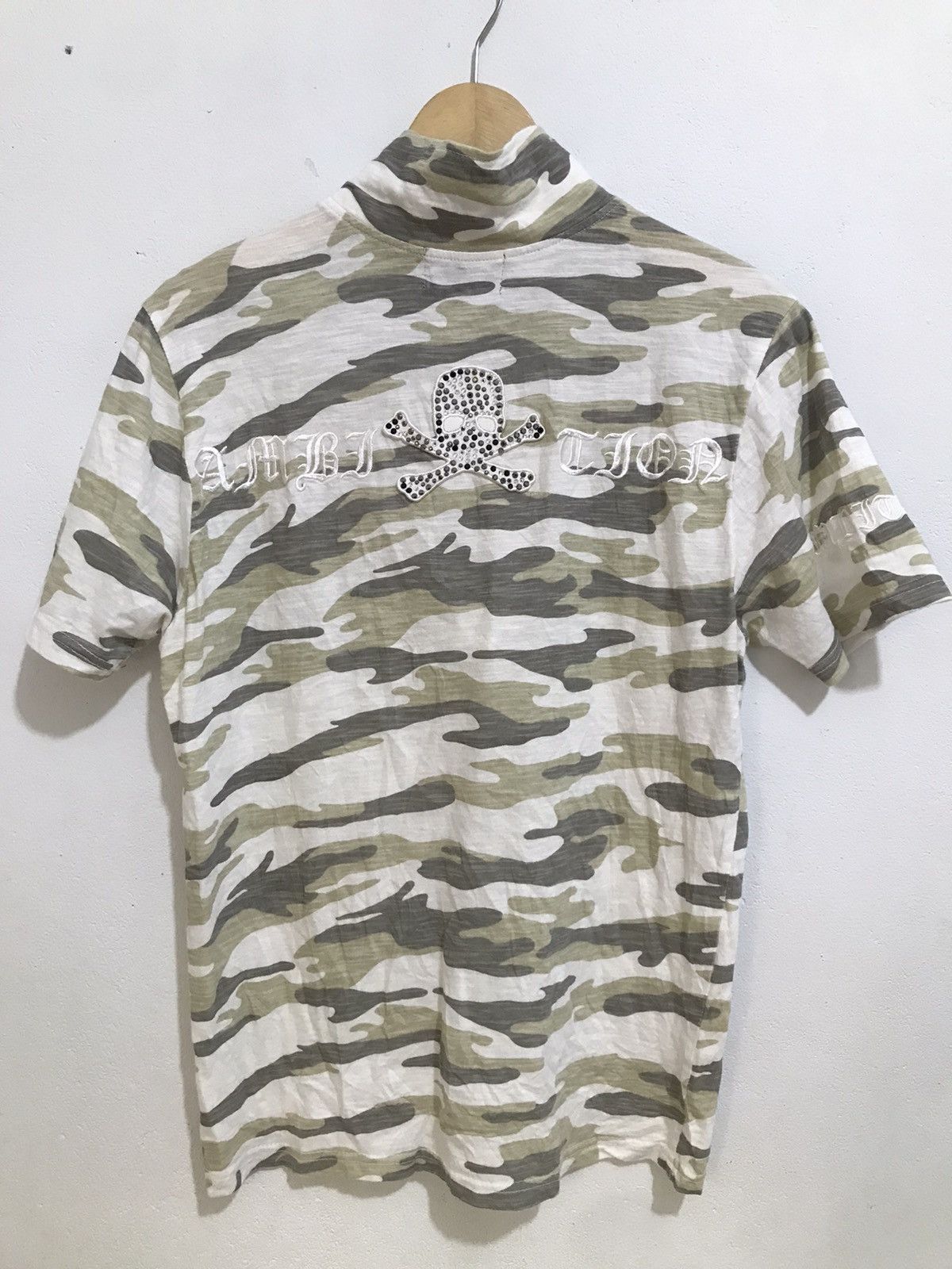 If Six Was Nine Japanese camo tshirt zipp Gothic Skull punk Size US M / EU 48-50 / 2 - 4 Thumbnail