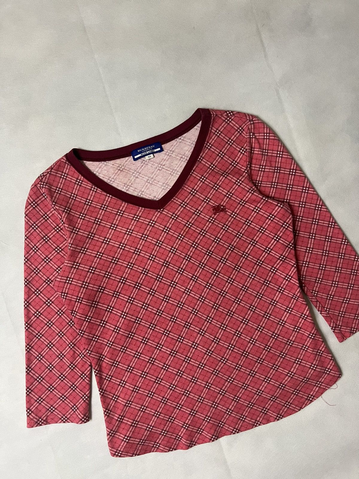 Burberry Vintage Burberry Blue Label Sew Tshirt Size M / US 6-8 / IT 42-44 - 2 Thumbnail