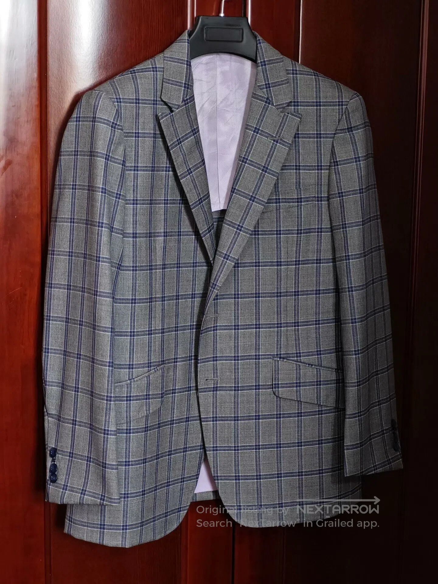 Japanese Brand Italian VBC Wool Custom Suit Jacket. Size US M / EU 48-50 / 2 - 1 Thumbnail