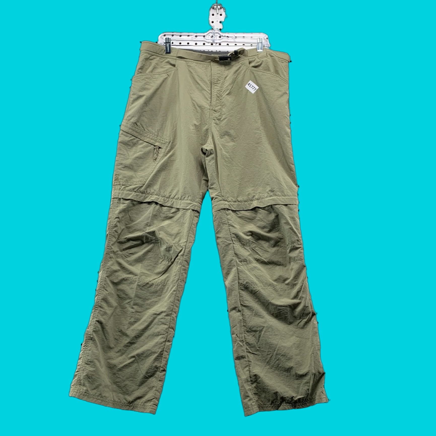Vintage VINTAGE Alpine Design Cargo Pants Men 38x32 Convertible Straight Leg Nylon Green Casual Skate Y2K Size US 38 / EU 54 - 1 Thumbnail