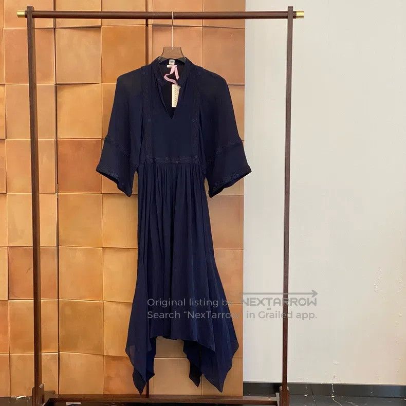 Hermes Hermes Mulberry Silk Evening Dress Size XXS / US 00 / IT 34 - 2 Thumbnail