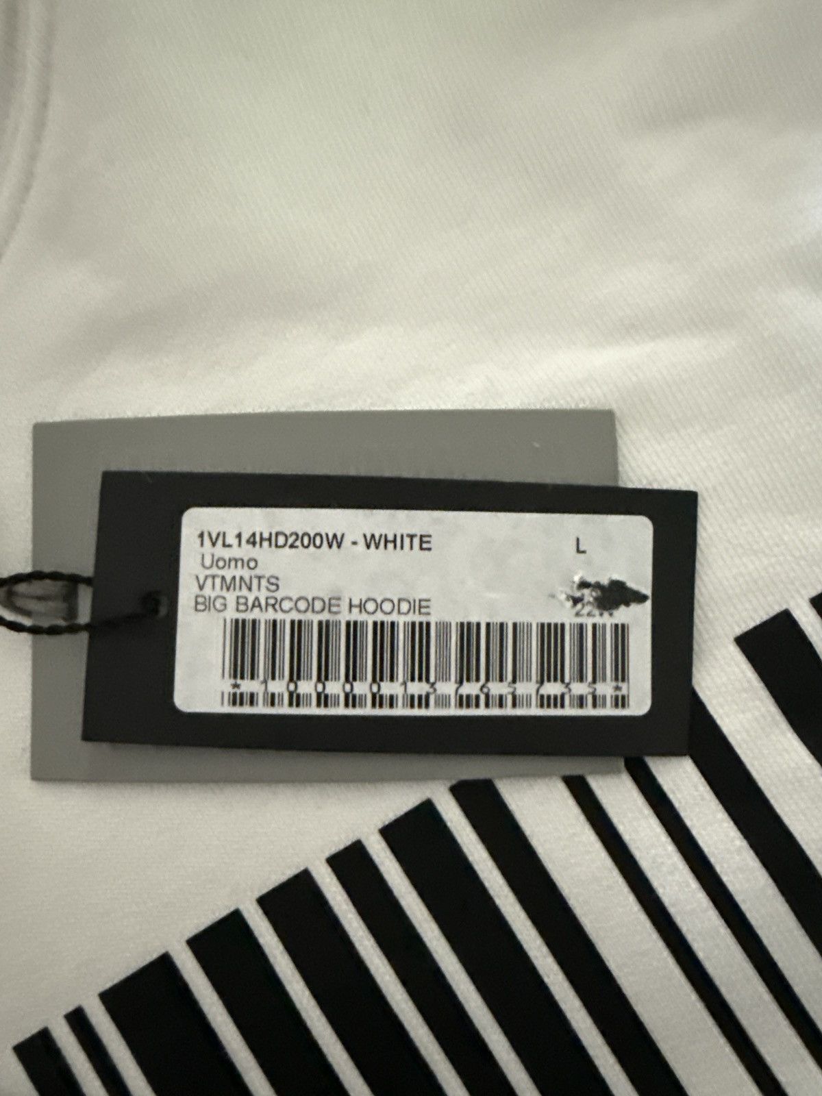 Vetements Vetements barcode hoodie Size US M / EU 48-50 / 2 - 5 Thumbnail