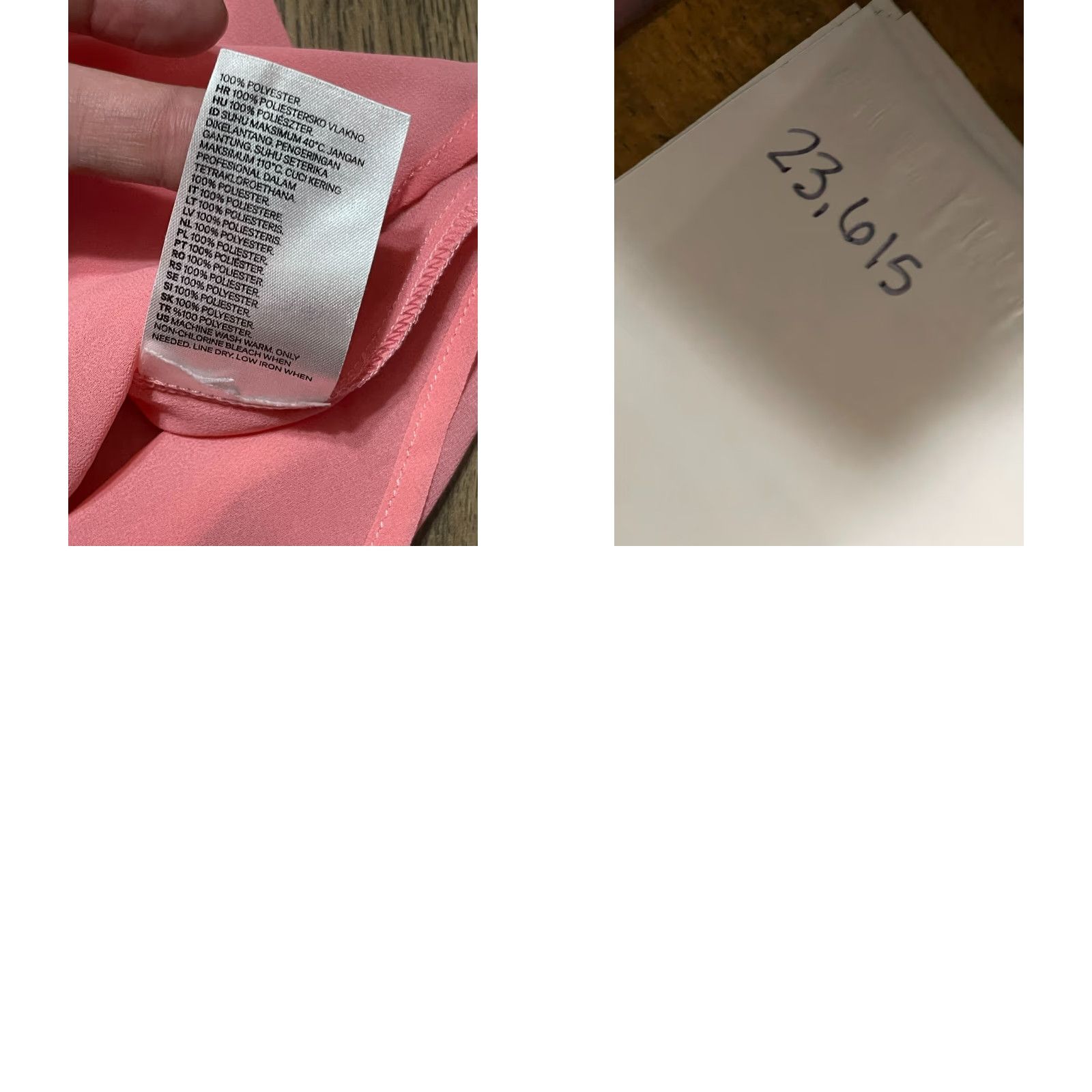 H&M H&M Shirt Womens Size 8 Pink Sleeveless Button-Up Lightweight Casual Modern Size M / US 6-8 / IT 42-44 - 8 Thumbnail