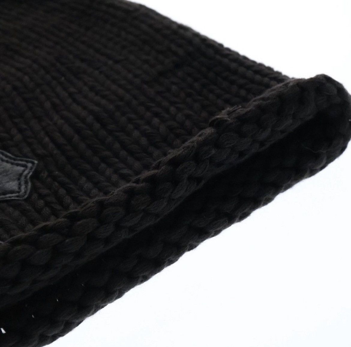 Chrome Hearts Chrome Hearts Black Cashmere Knit Beanie Hat Size ONE SIZE - 7 Thumbnail