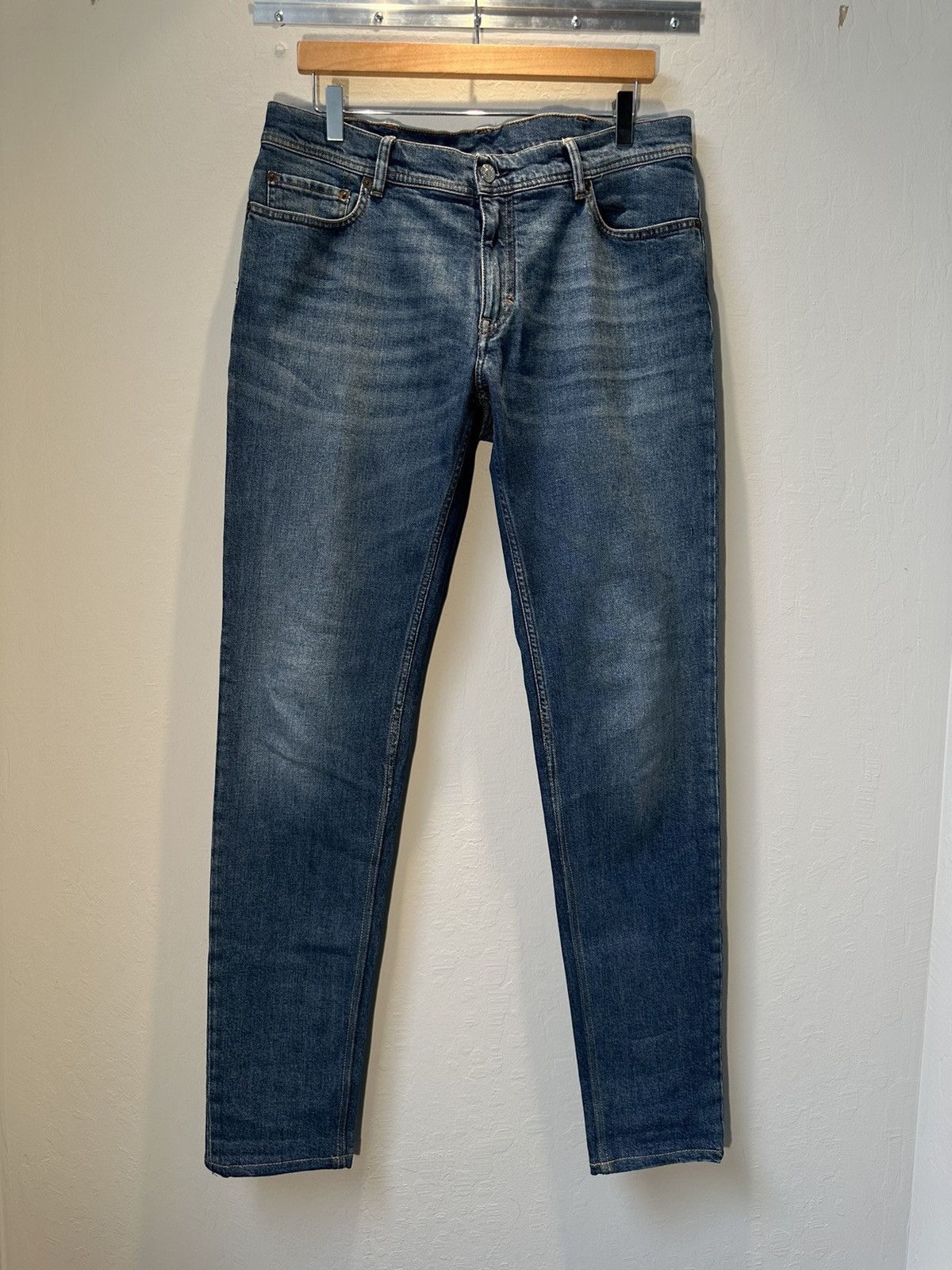 image of Acne Studios Bla Konst North Mid Blue Jeans, Men's (Size 33)