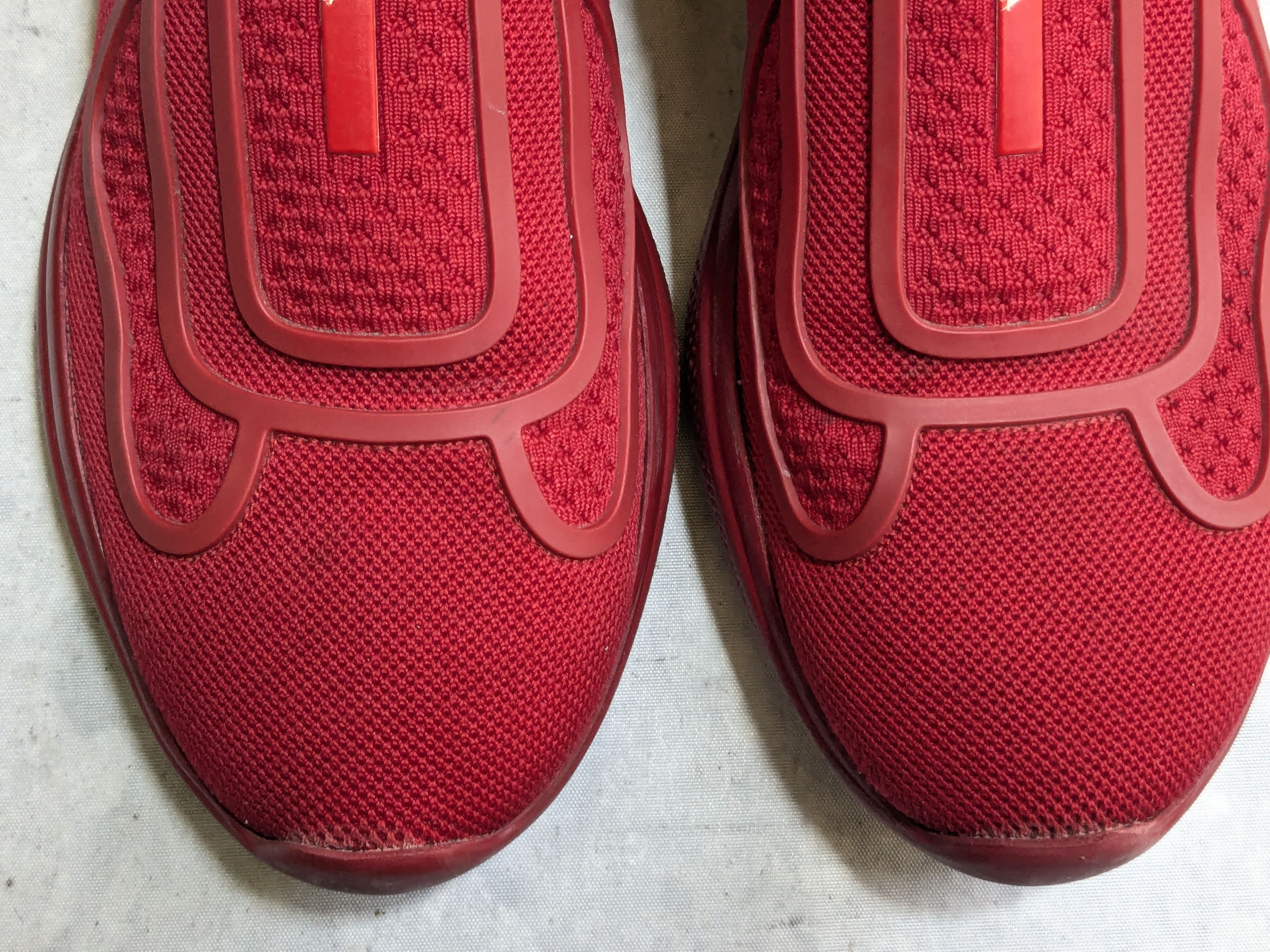 Prada Prada America's Cup Sneakers Red 9 Knit Low Tops Size US 9 / EU 42 - 3 Thumbnail