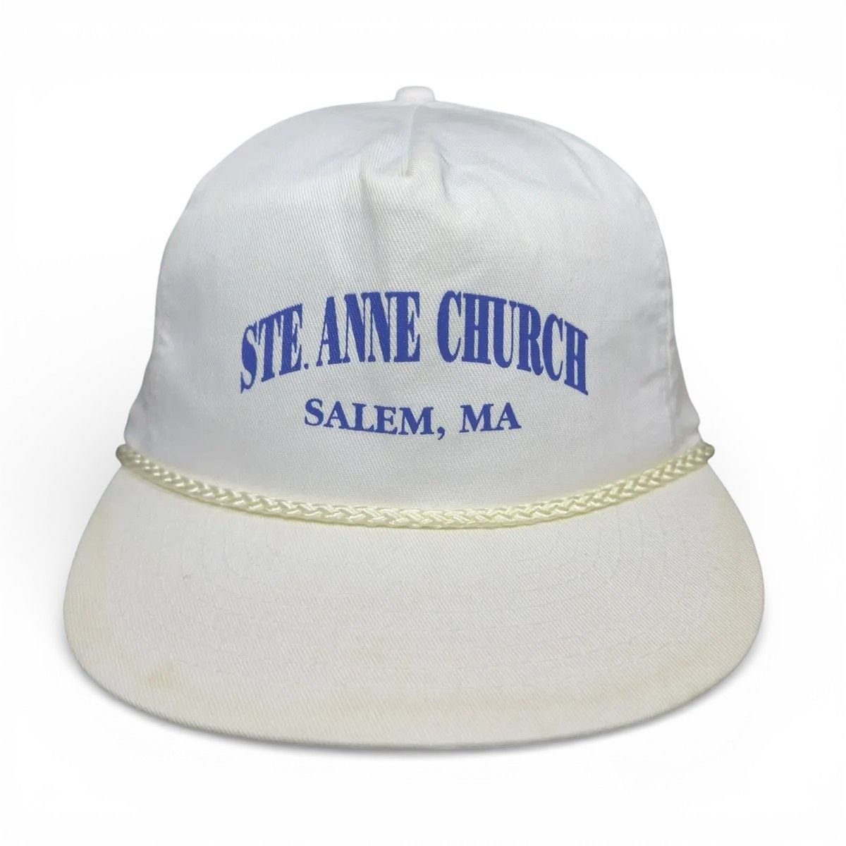 Vintage Vintage 90s St. Anne Church Salem MA Logo Snapback Hat Size ONE SIZE - 1 Thumbnail