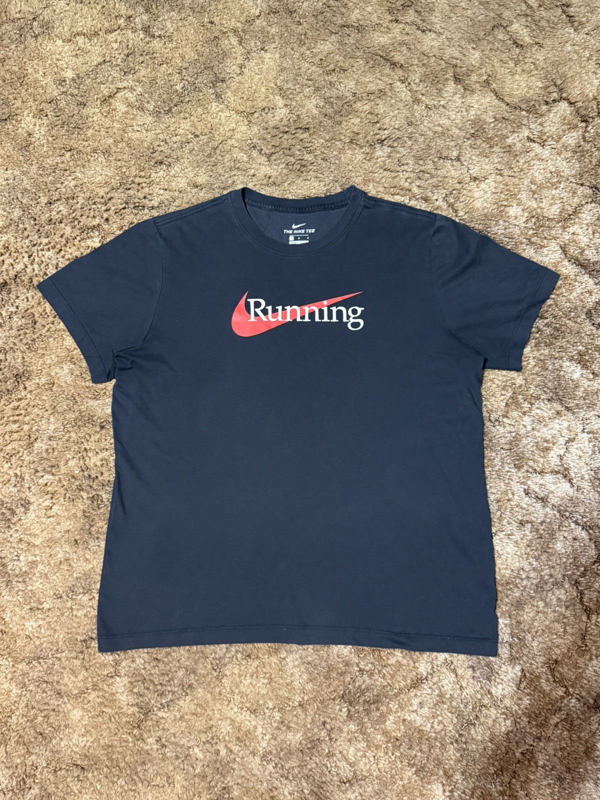 Nike Nike Running T-Shirt Tee Black Large Size US L / EU 52-54 / 3 - 1 Thumbnail