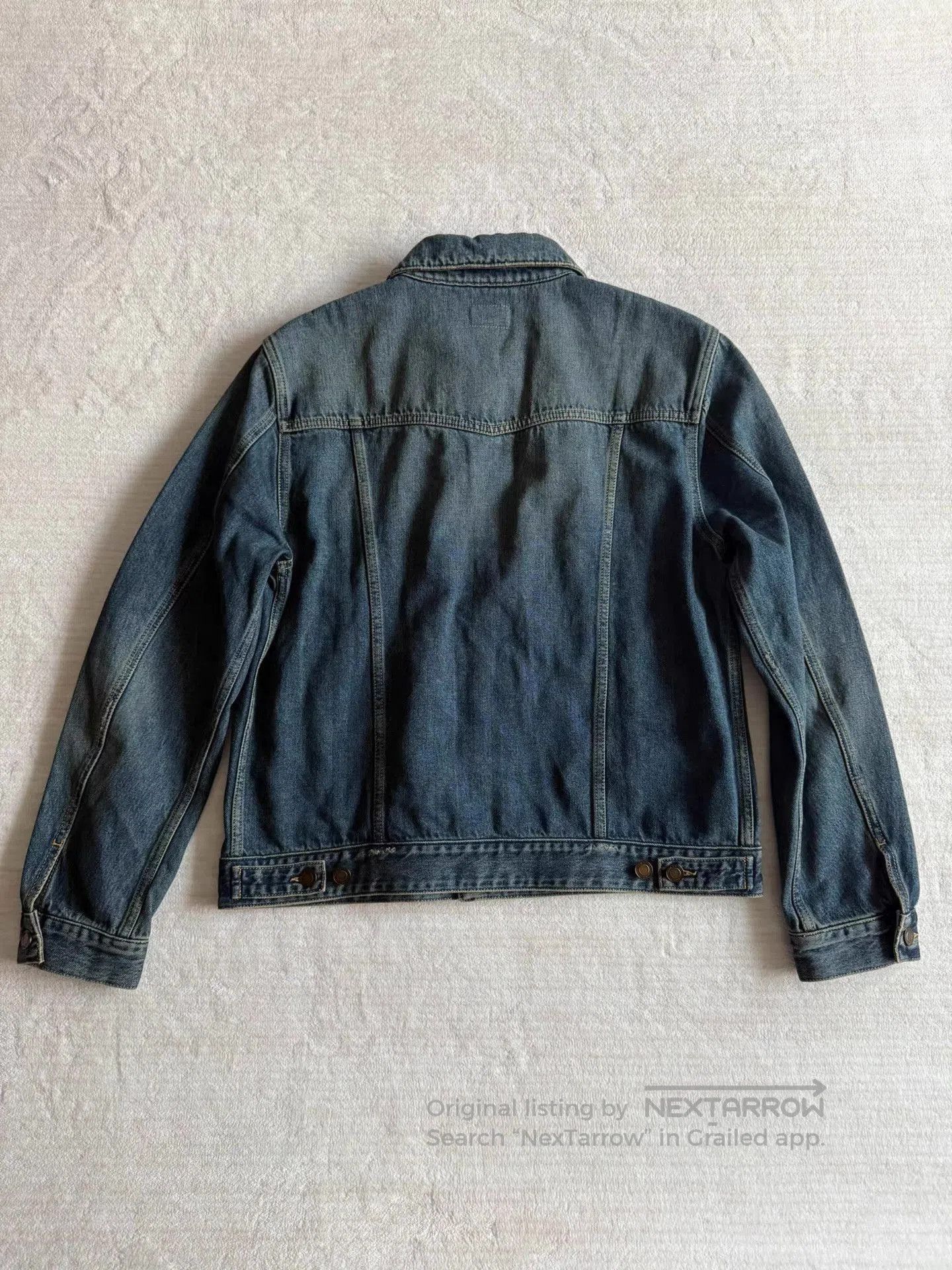 Saint Laurent Paris Blue Denim Jacket with Button Front. Size US L / EU 52-54 / 3 - 8 Thumbnail