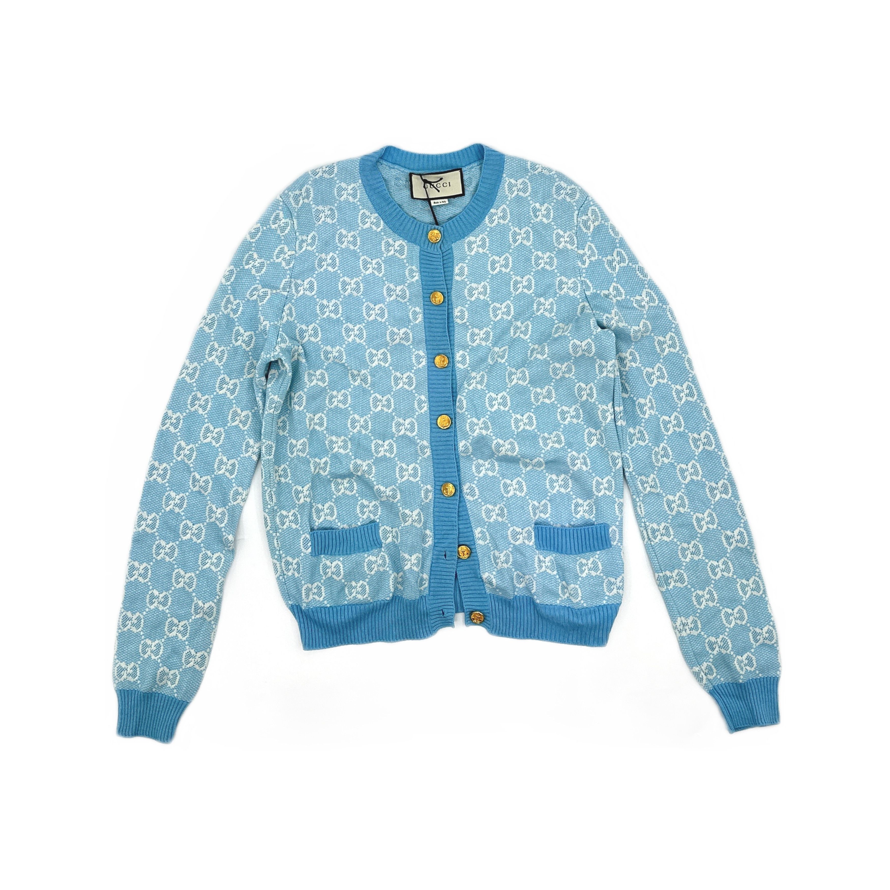 Gucci Gucci GG Monogram Cardigan Size L Size L / US 10 / IT 46 - 1 Thumbnail