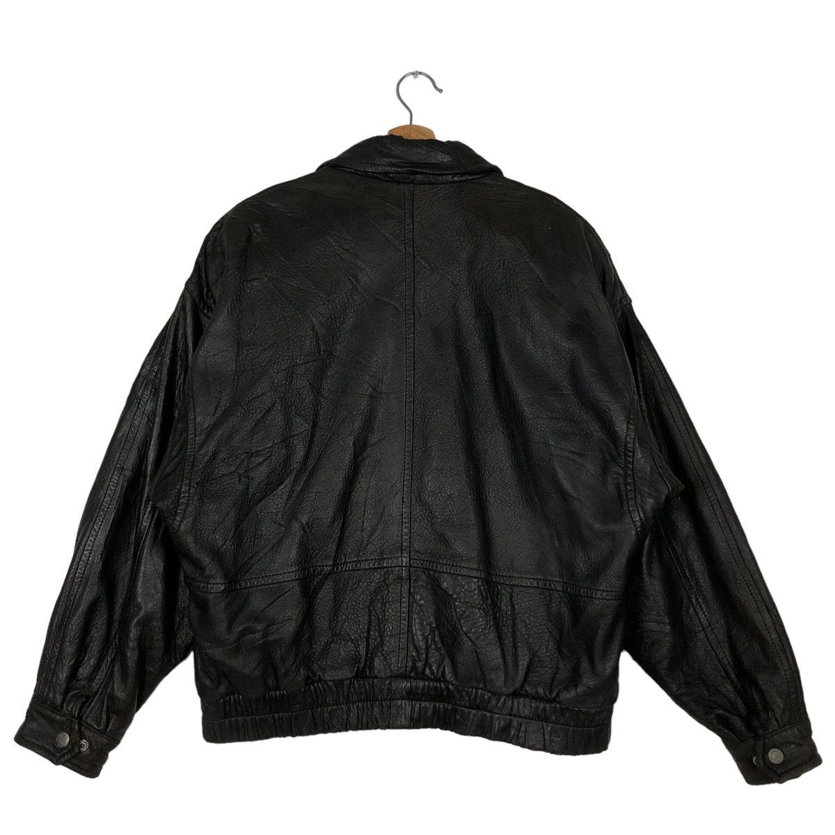 Genuine Leather 🔥90’s Vintage Bomber Genuine Leather Jacket Robert Comstock Size US L / EU 52-54 / 3 - 7 Thumbnail