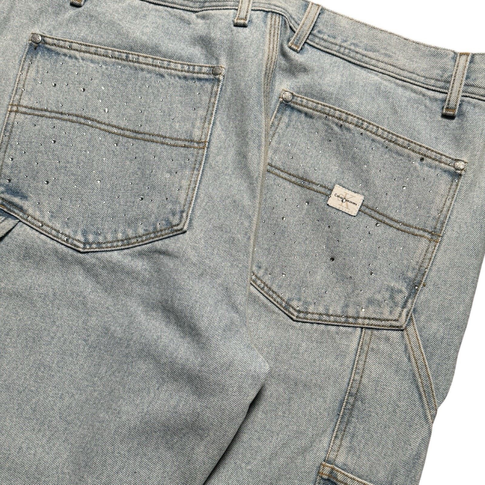 Calvin Klein Vintage Y2K Calvin Klein Light Wah Carpenter Jeans Size US 36 / EU 52 - 2 Thumbnail
