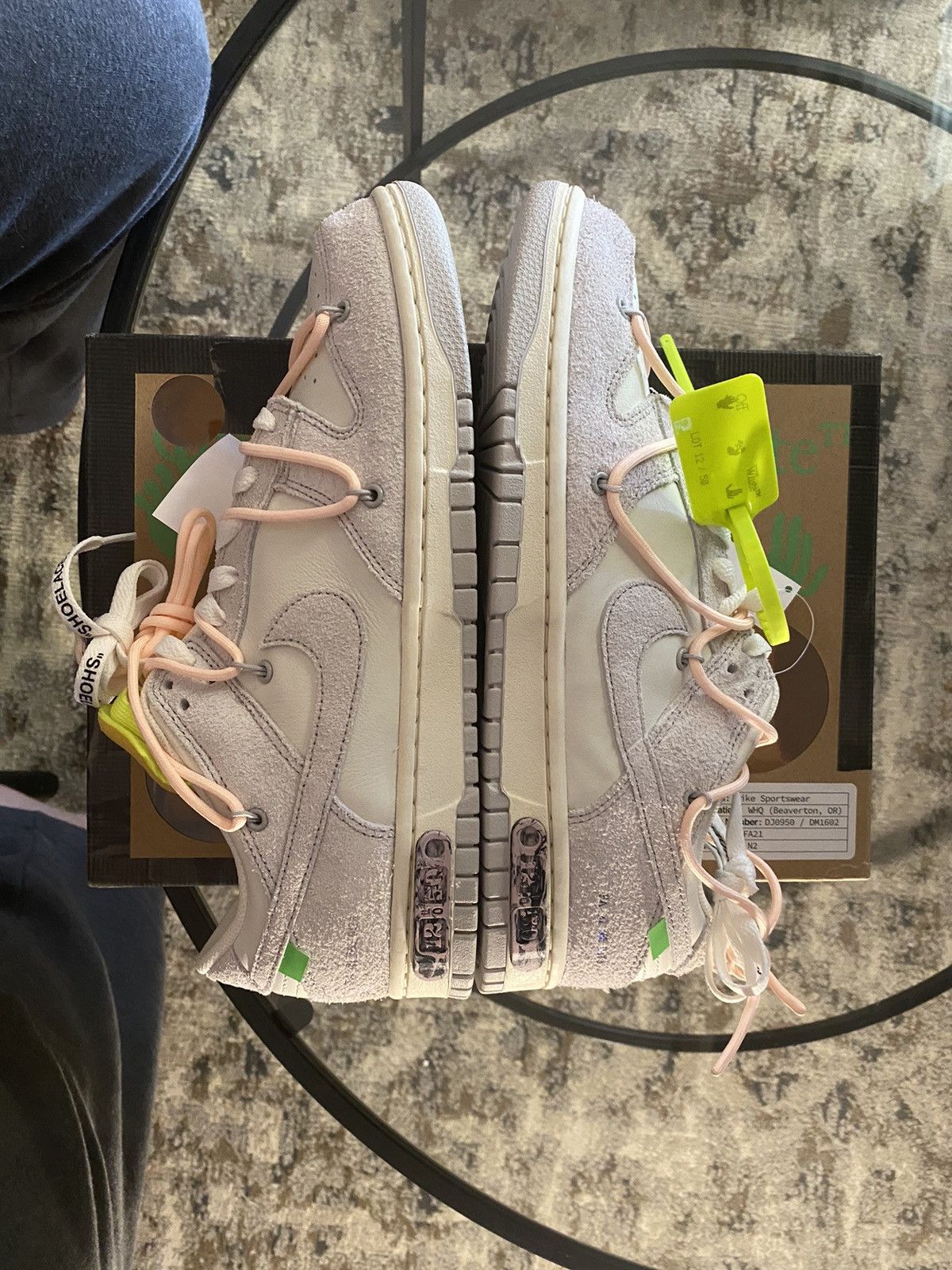 image of Nike Dunk Low Lot 12 Shoes in Grey, Men's (Size 11)