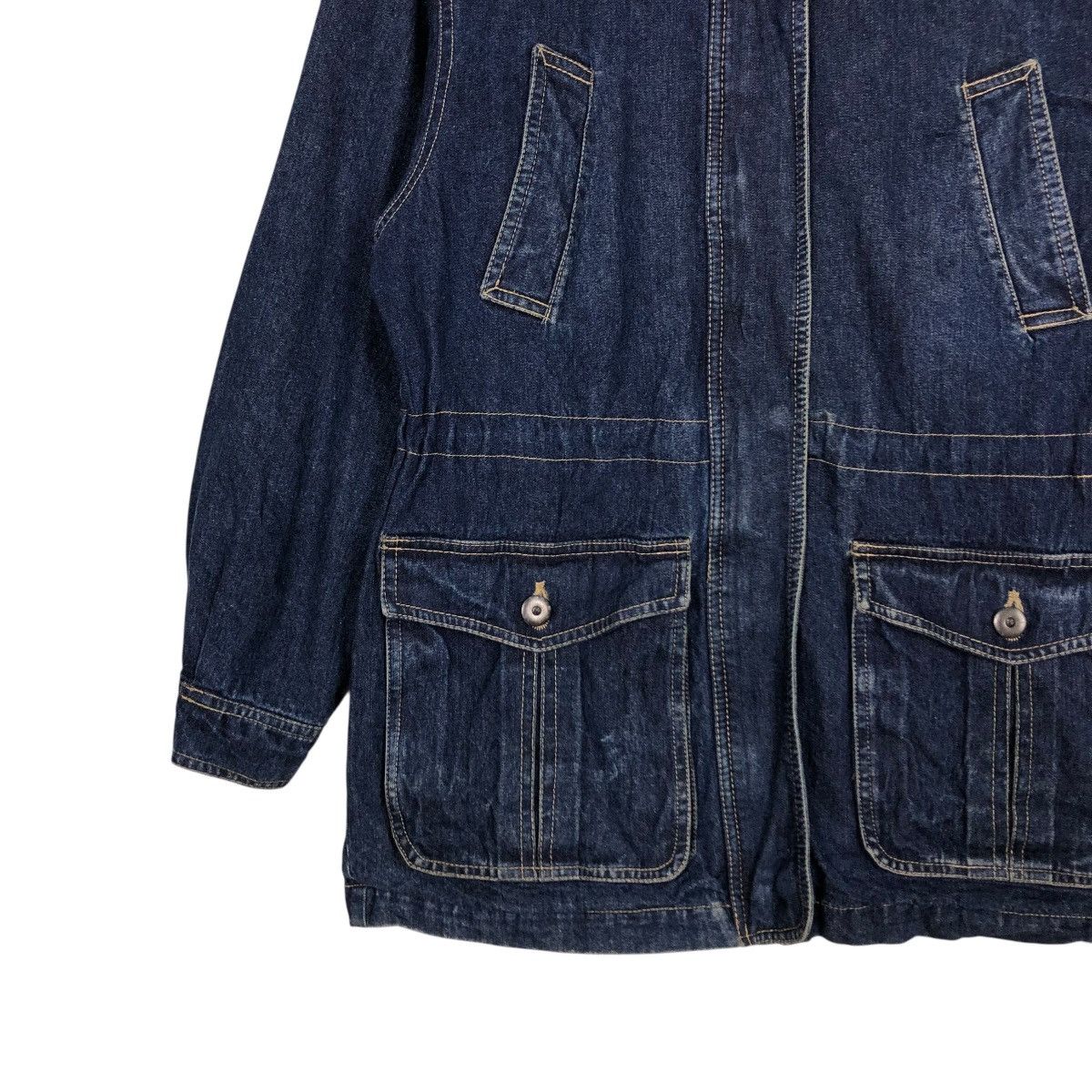 Japanese Brand 🔥VINTAGE BIKER DENIM JACKET BLANKET PACIFIC ISSEY MIYAKE Size US S / EU 44-46 / 1 - 7 Thumbnail